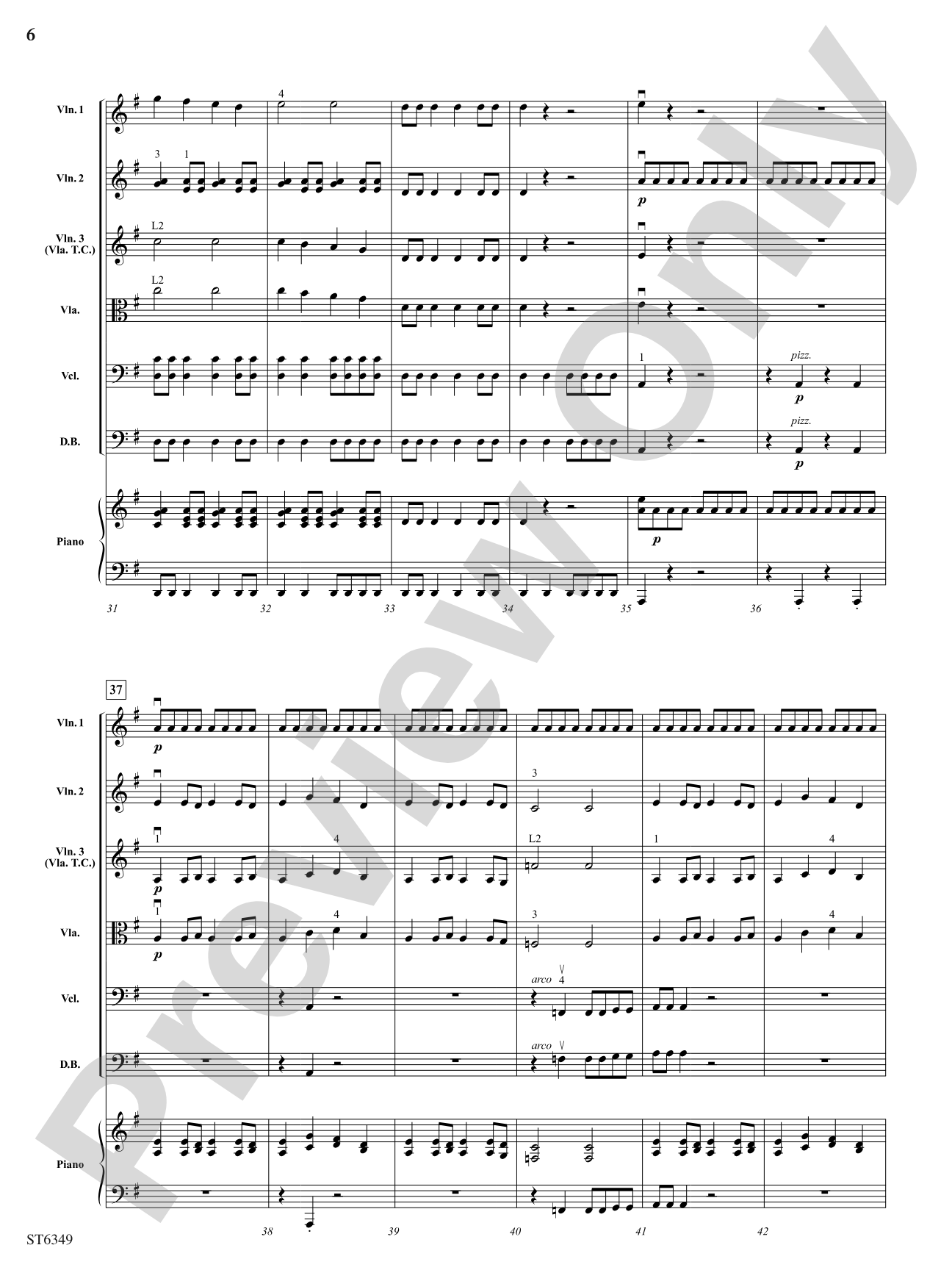 Velocity: String Orchestra Conductor Score & Parts