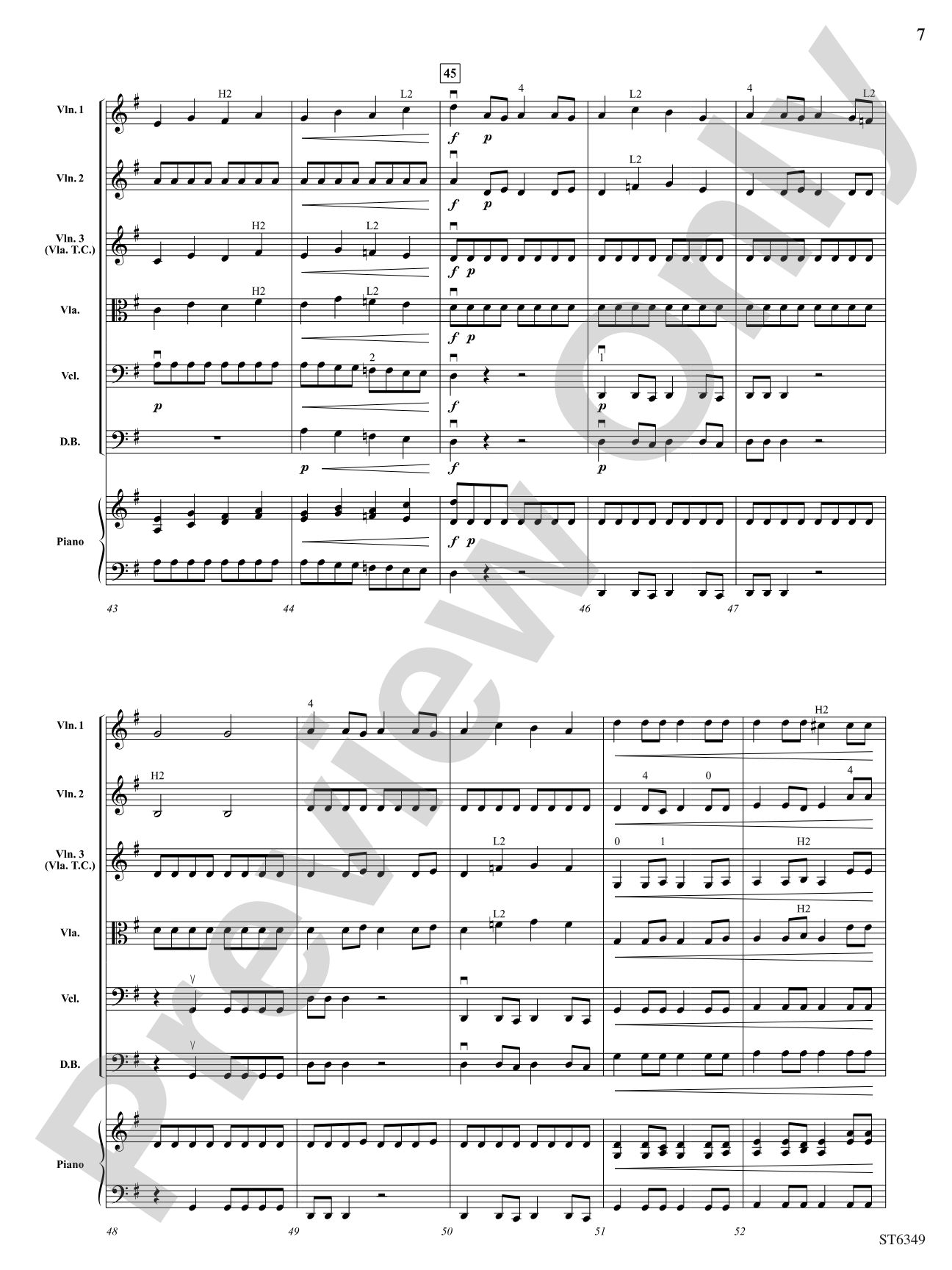 Velocity: String Orchestra Conductor Score & Parts
