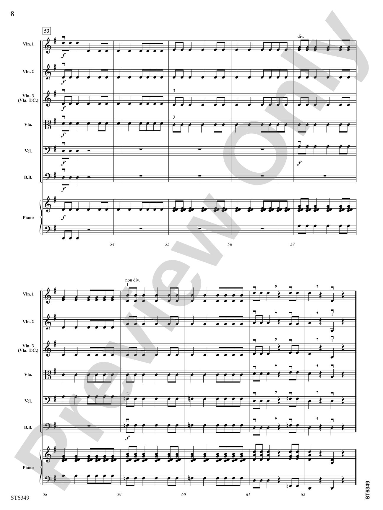 Velocity: String Orchestra Conductor Score & Parts