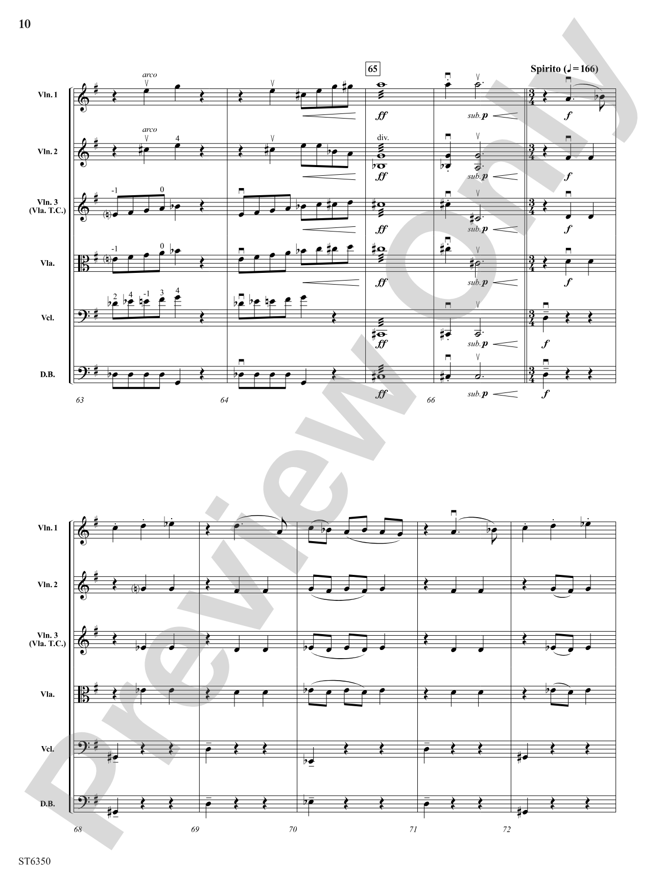The Thing Under The Bed: String Orchestra Conductor Score & Parts