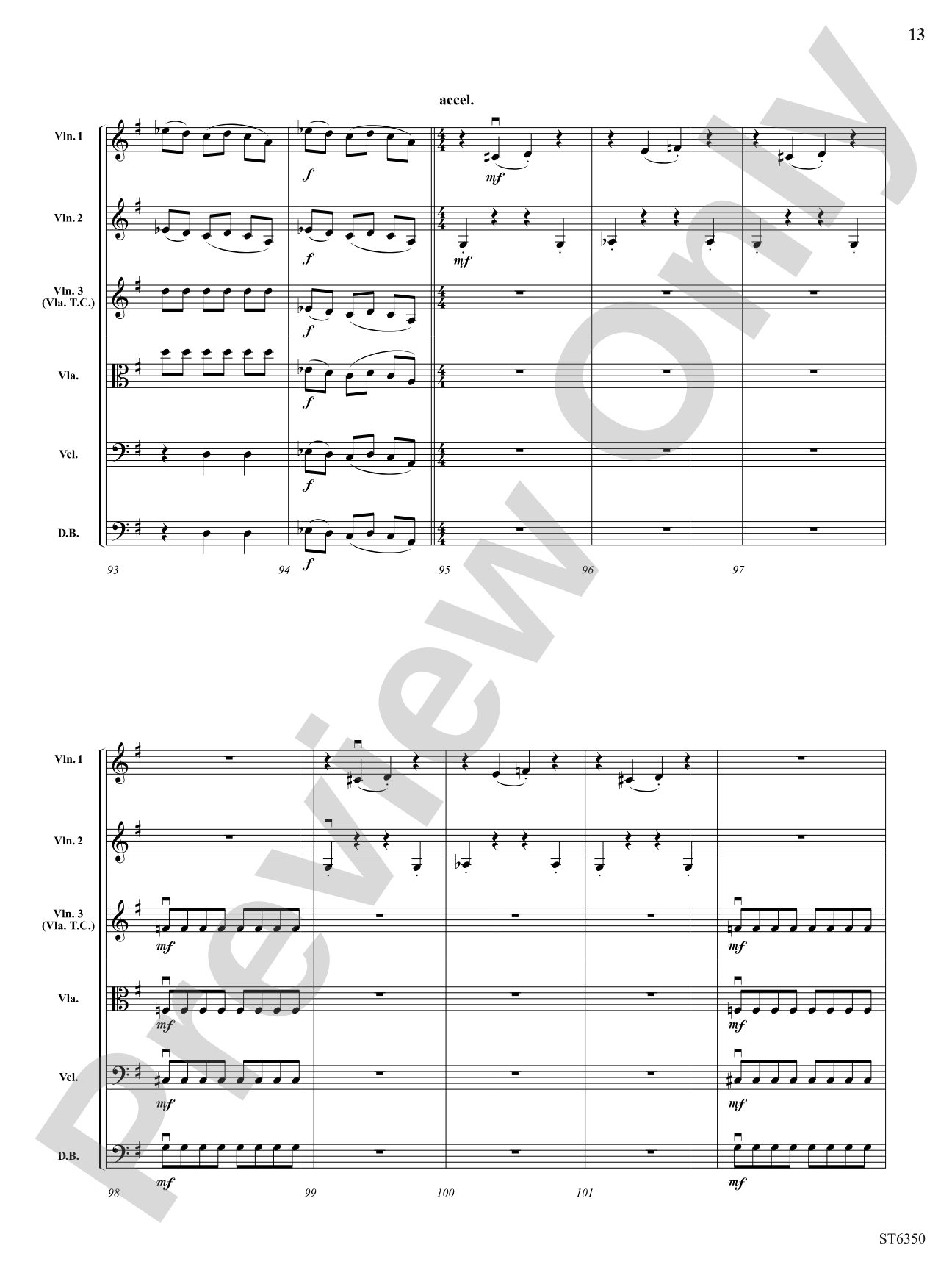 The Thing Under The Bed: String Orchestra Conductor Score & Parts