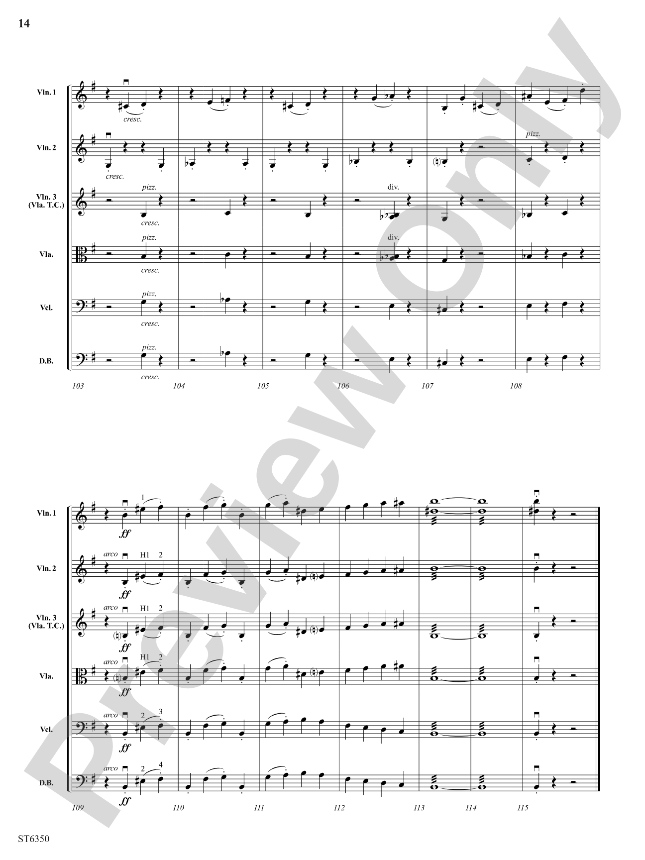 The Thing Under The Bed: String Orchestra Conductor Score & Parts