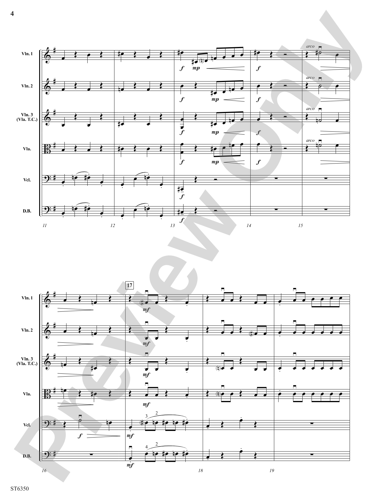 The Thing Under The Bed: String Orchestra Conductor Score & Parts