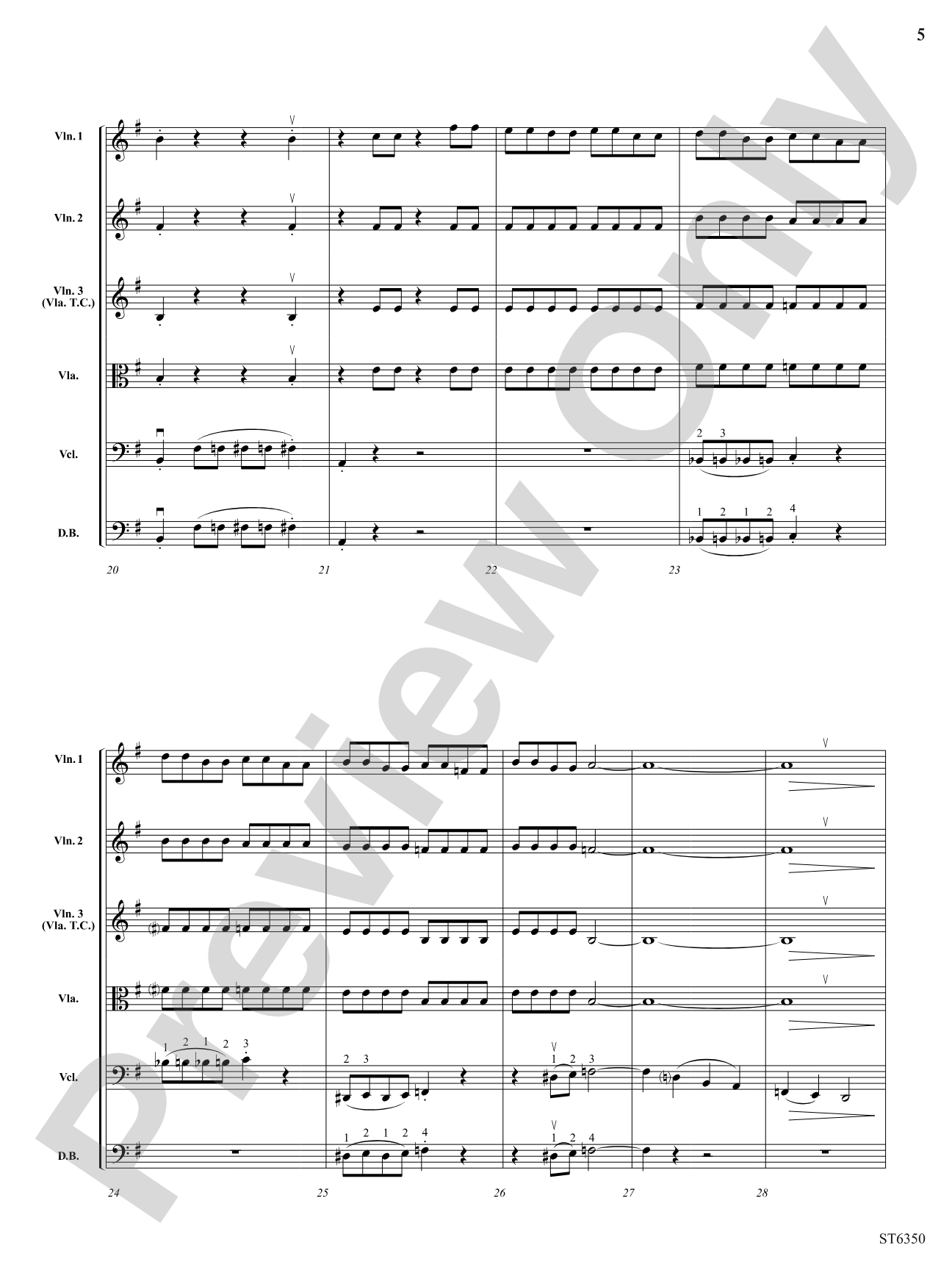 The Thing Under The Bed: String Orchestra Conductor Score & Parts