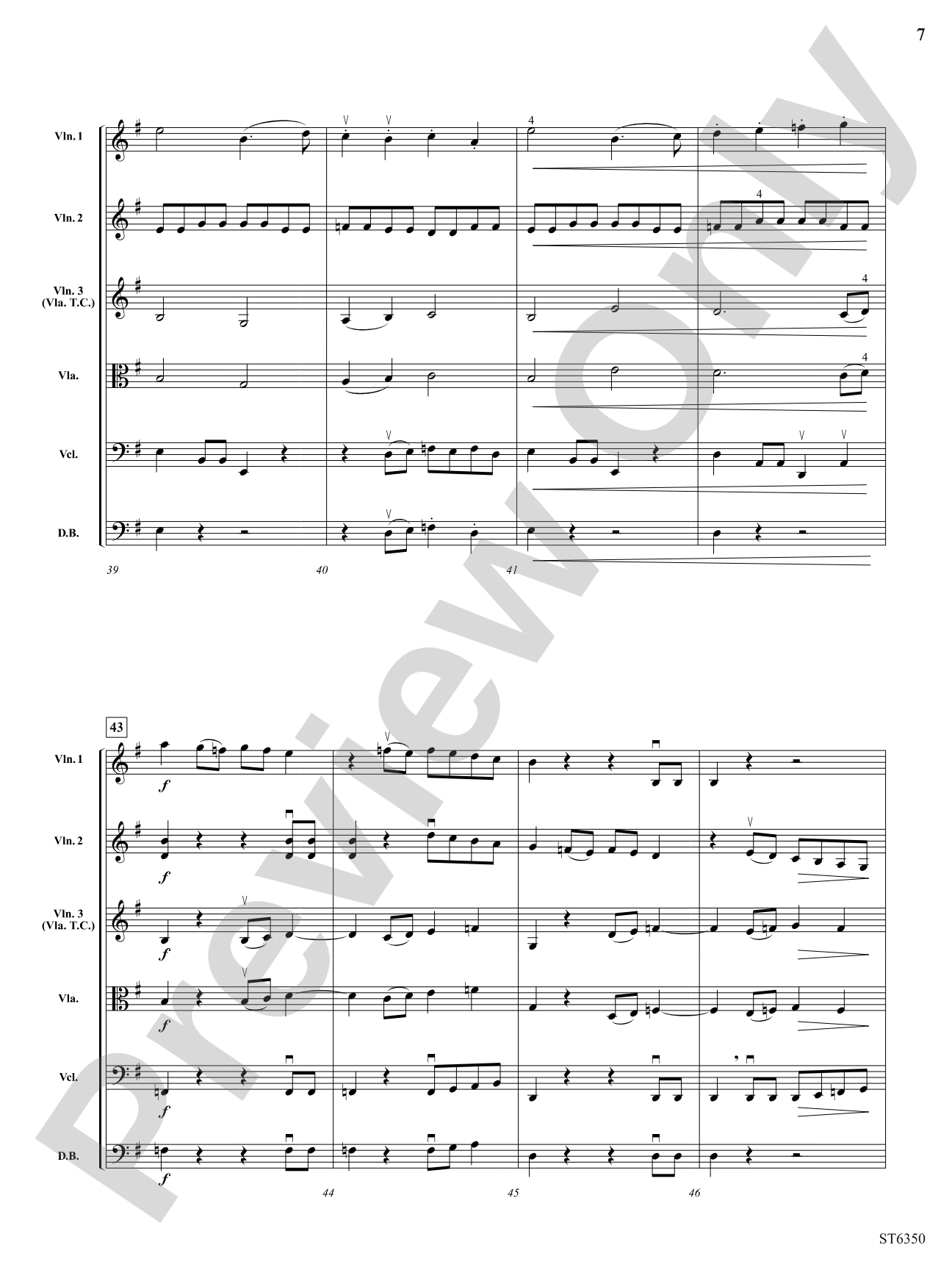 The Thing Under The Bed: String Orchestra Conductor Score & Parts