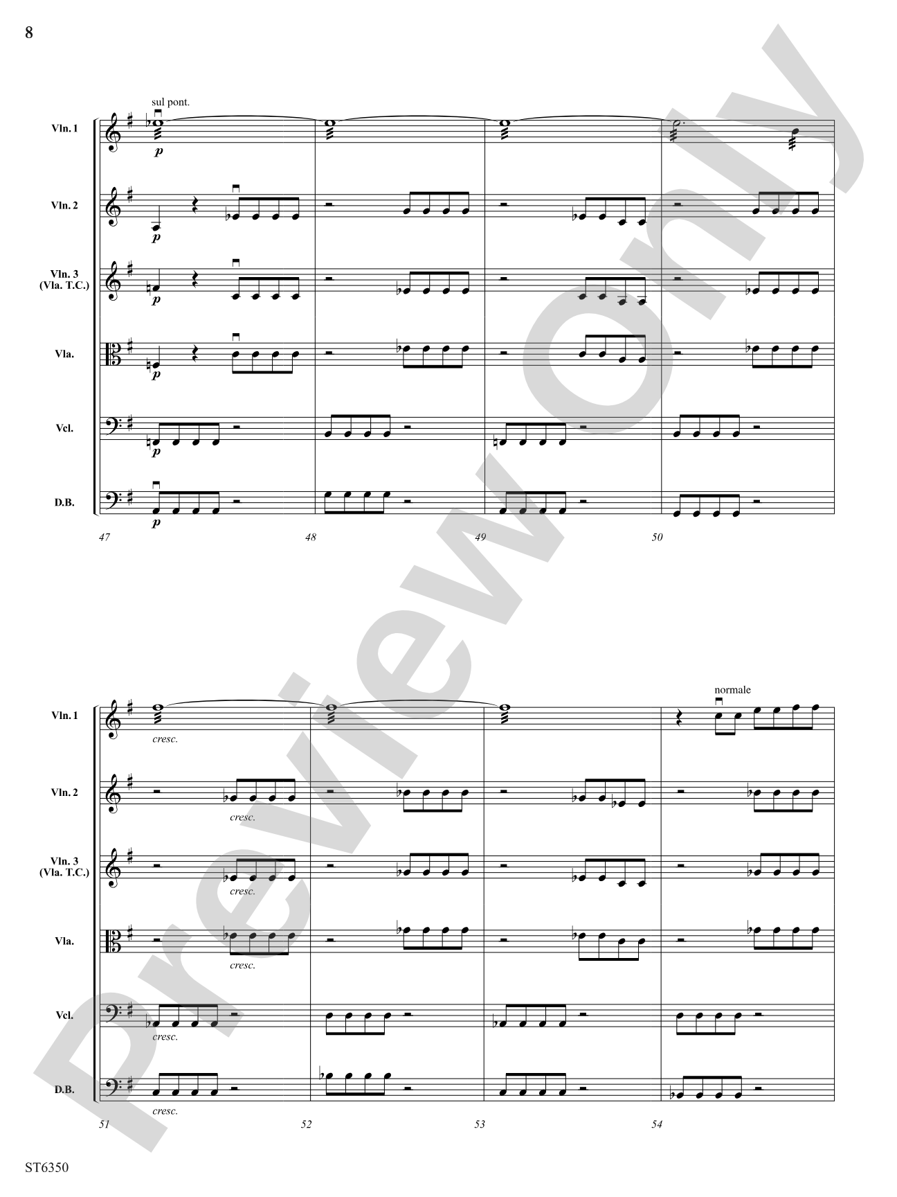 The Thing Under The Bed: String Orchestra Conductor Score & Parts