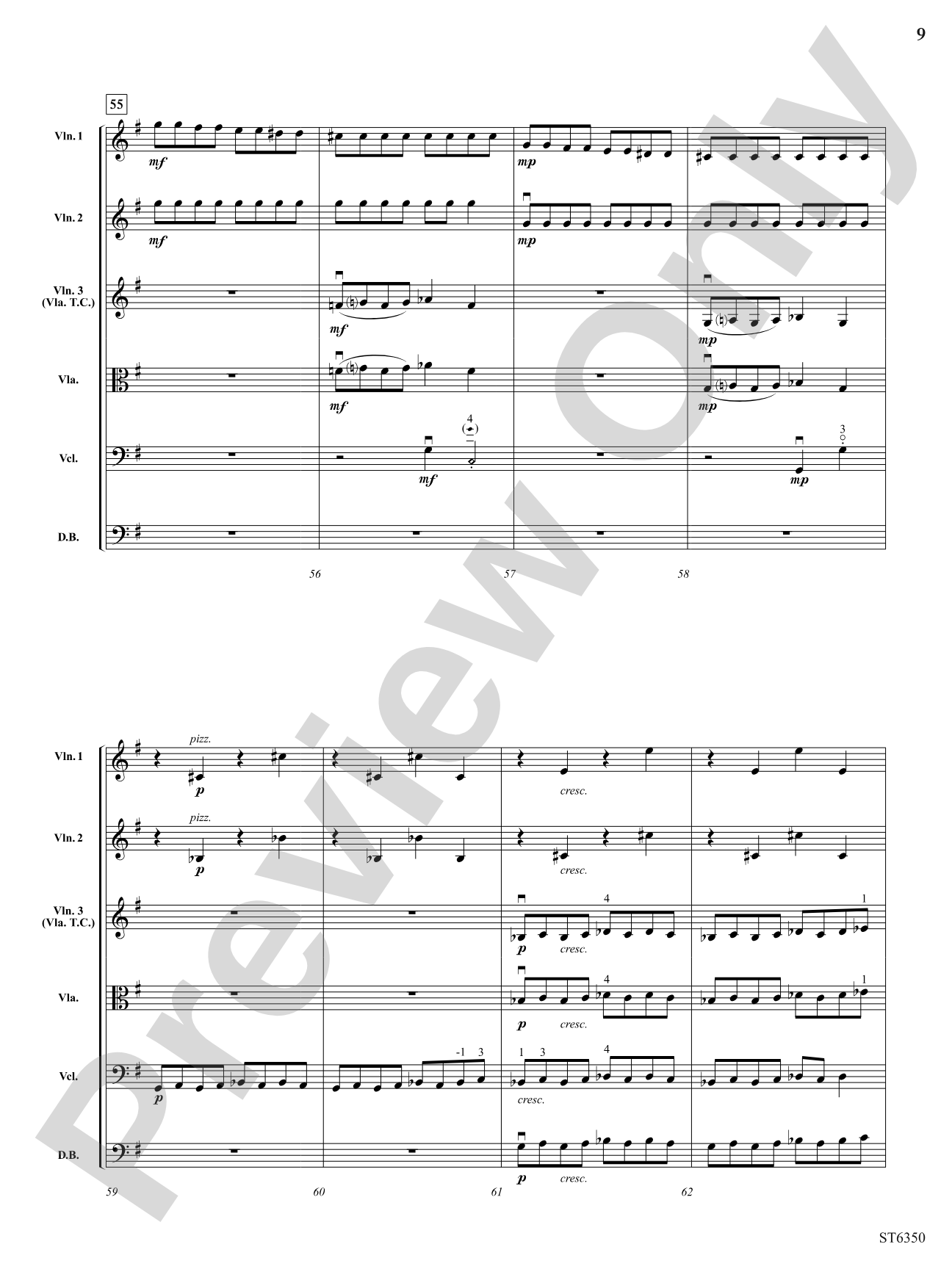 The Thing Under The Bed: String Orchestra Conductor Score & Parts