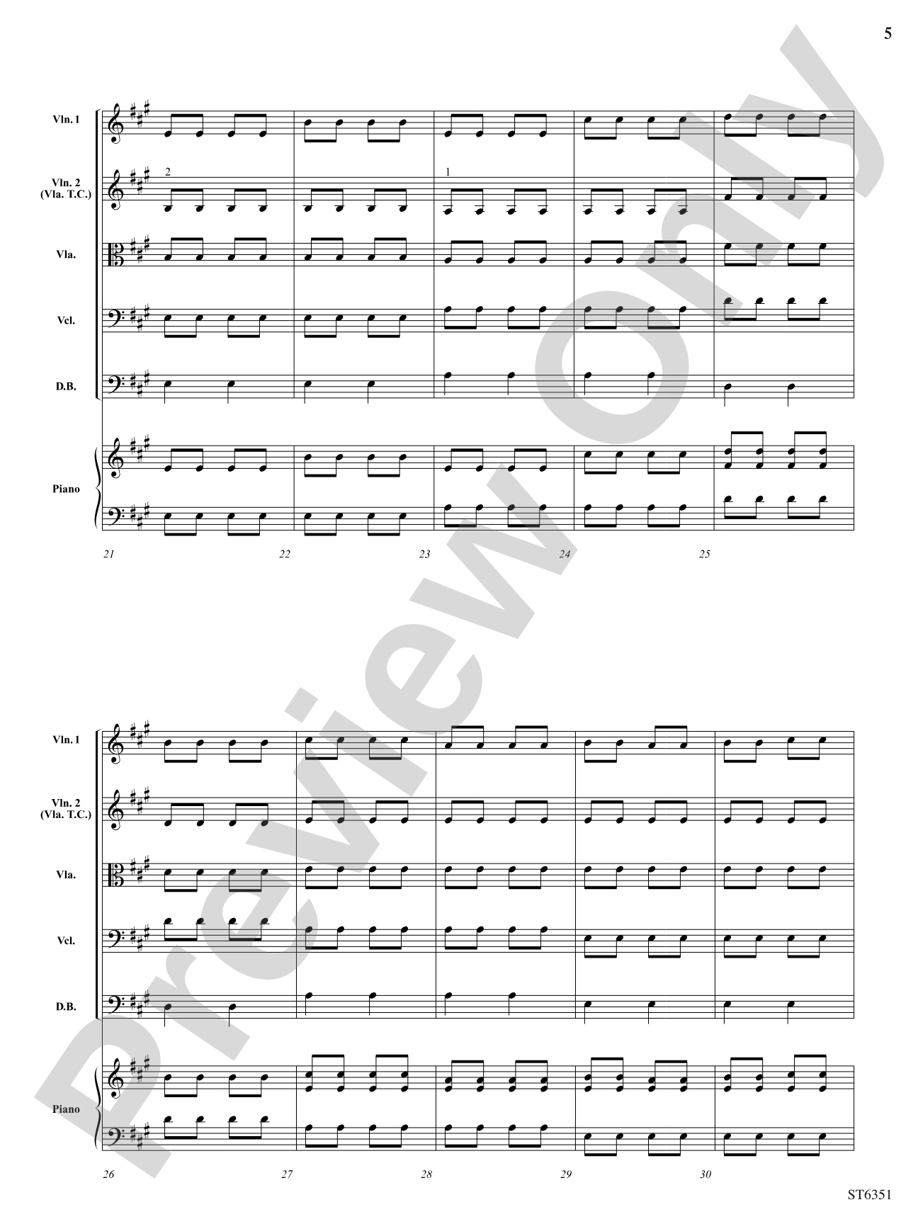 Millipede Madness: String Orchestra Conductor Score & Parts