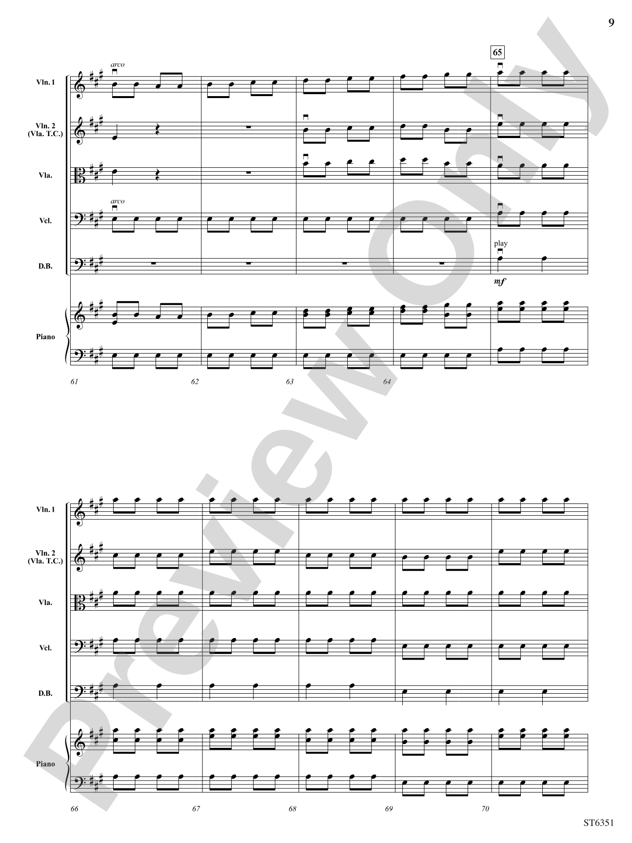 Millipede Madness: String Orchestra Conductor Score & Parts