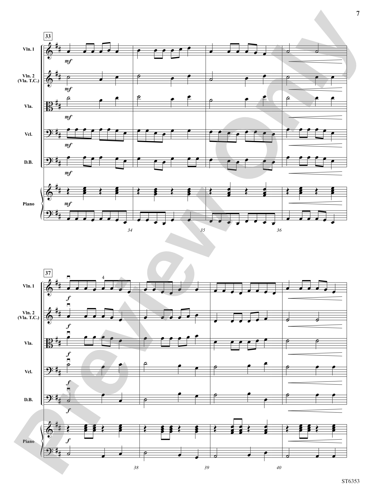 Canon Power: String Orchestra Conductor Score & Parts