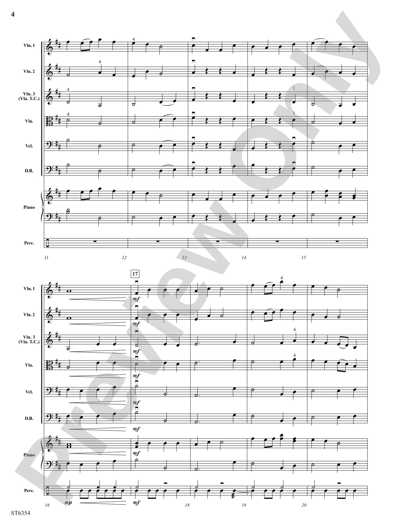 Streets of Shilin: String Orchestra Conductor Score & Parts