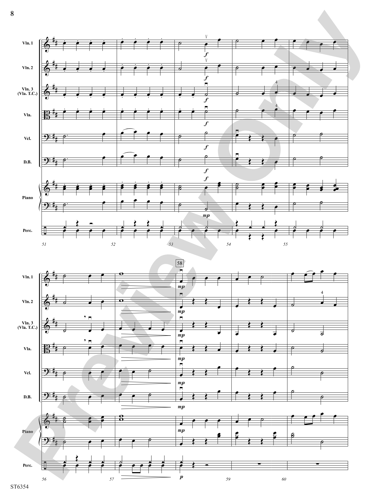 Streets of Shilin: String Orchestra Conductor Score & Parts