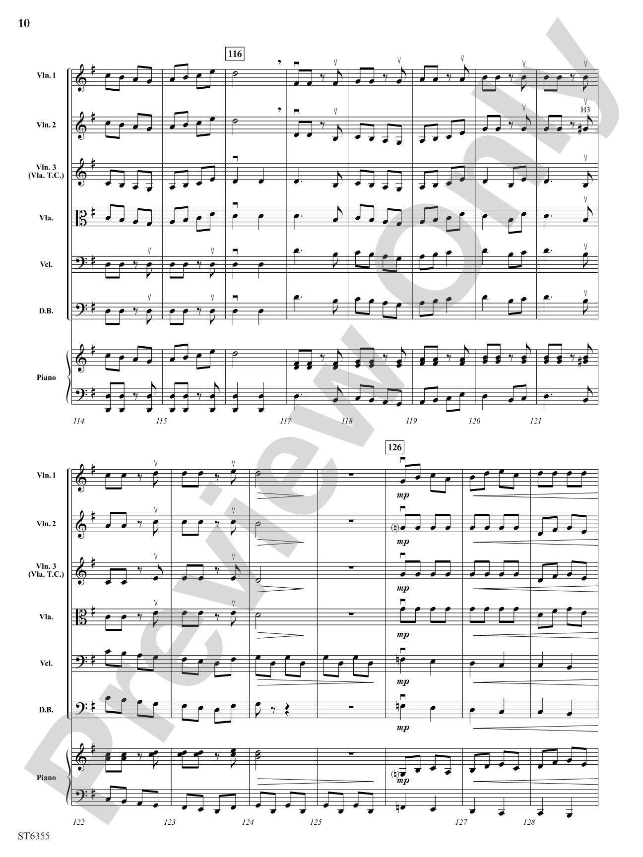 Dance of the Tumblers: String Orchestra Conductor Score & Parts