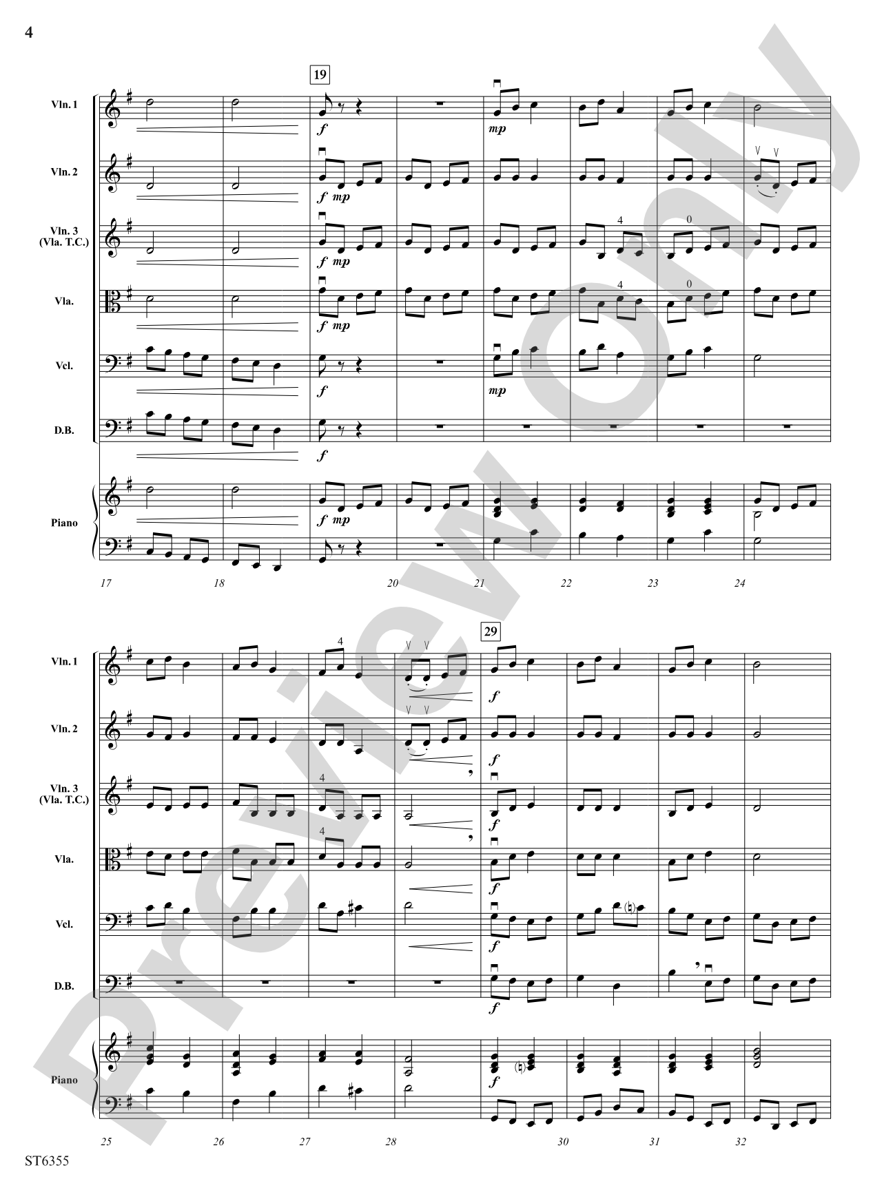 Dance of the Tumblers: String Orchestra Conductor Score & Parts