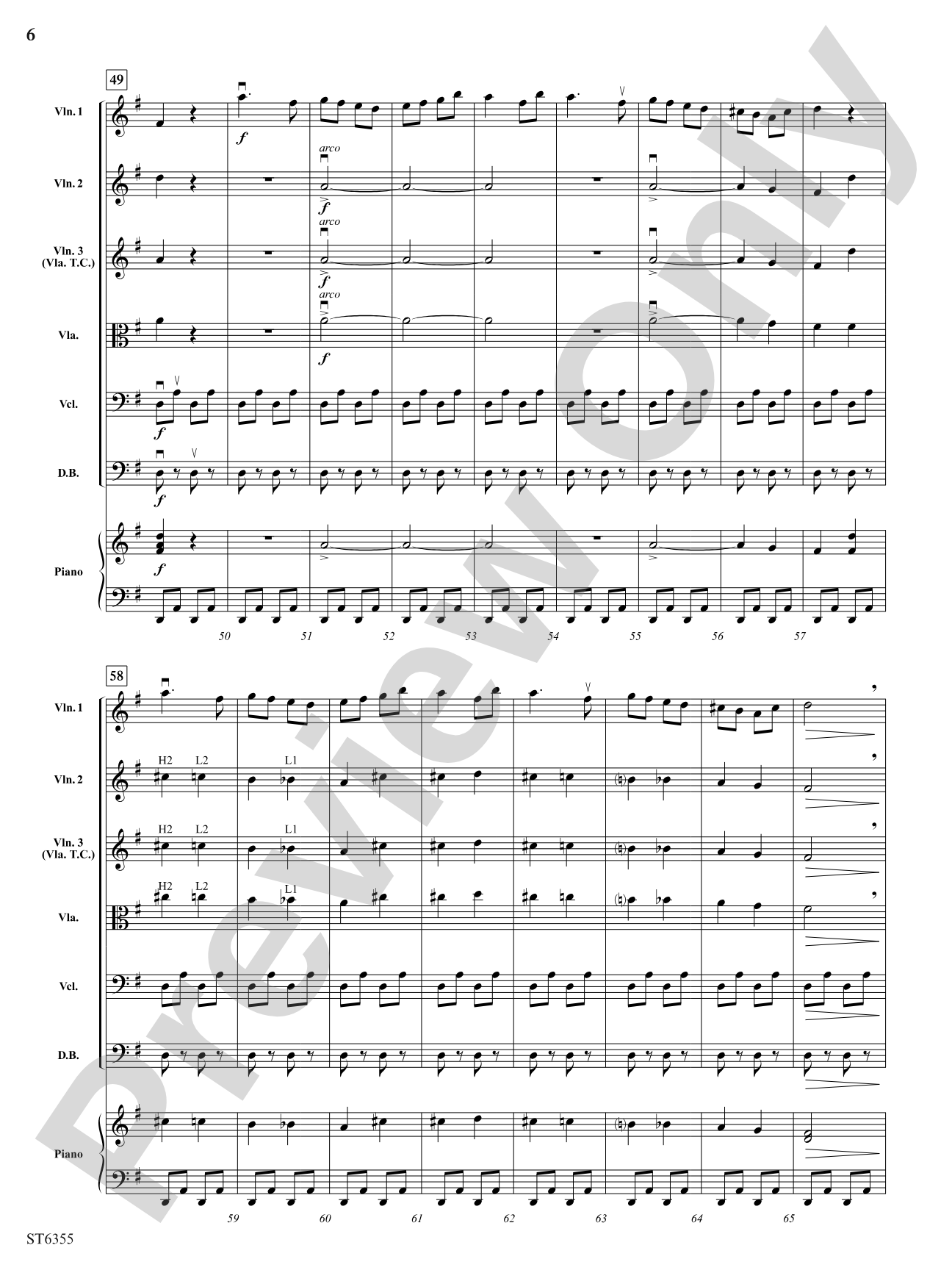 Dance of the Tumblers: String Orchestra Conductor Score & Parts