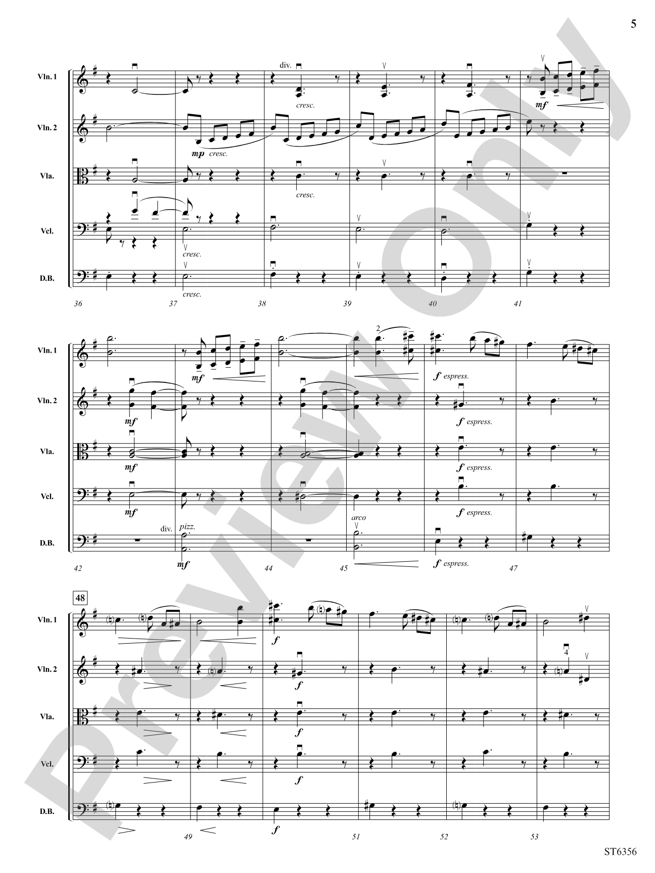 Waltz: String Orchestra Conductor Score & Parts