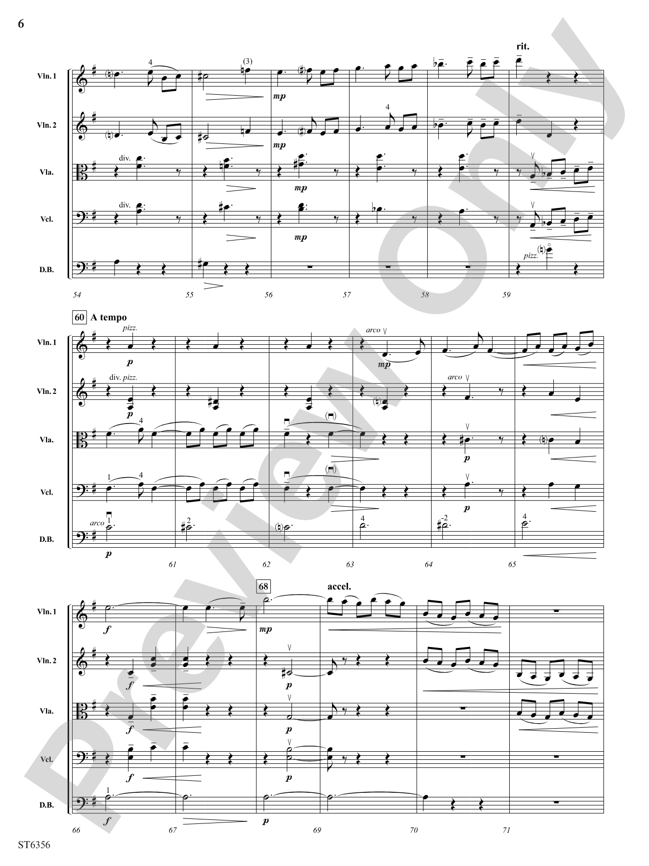 Waltz: String Orchestra Conductor Score & Parts