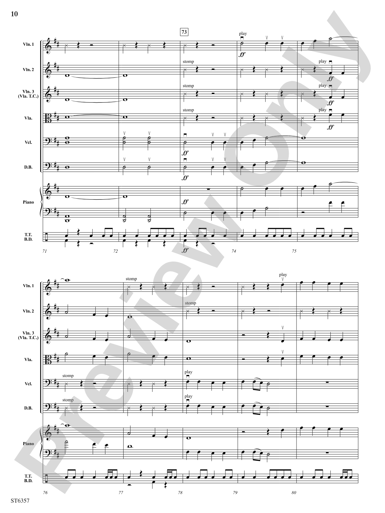 Olaf and the Elf Maiden: String Orchestra Conductor Score & Parts