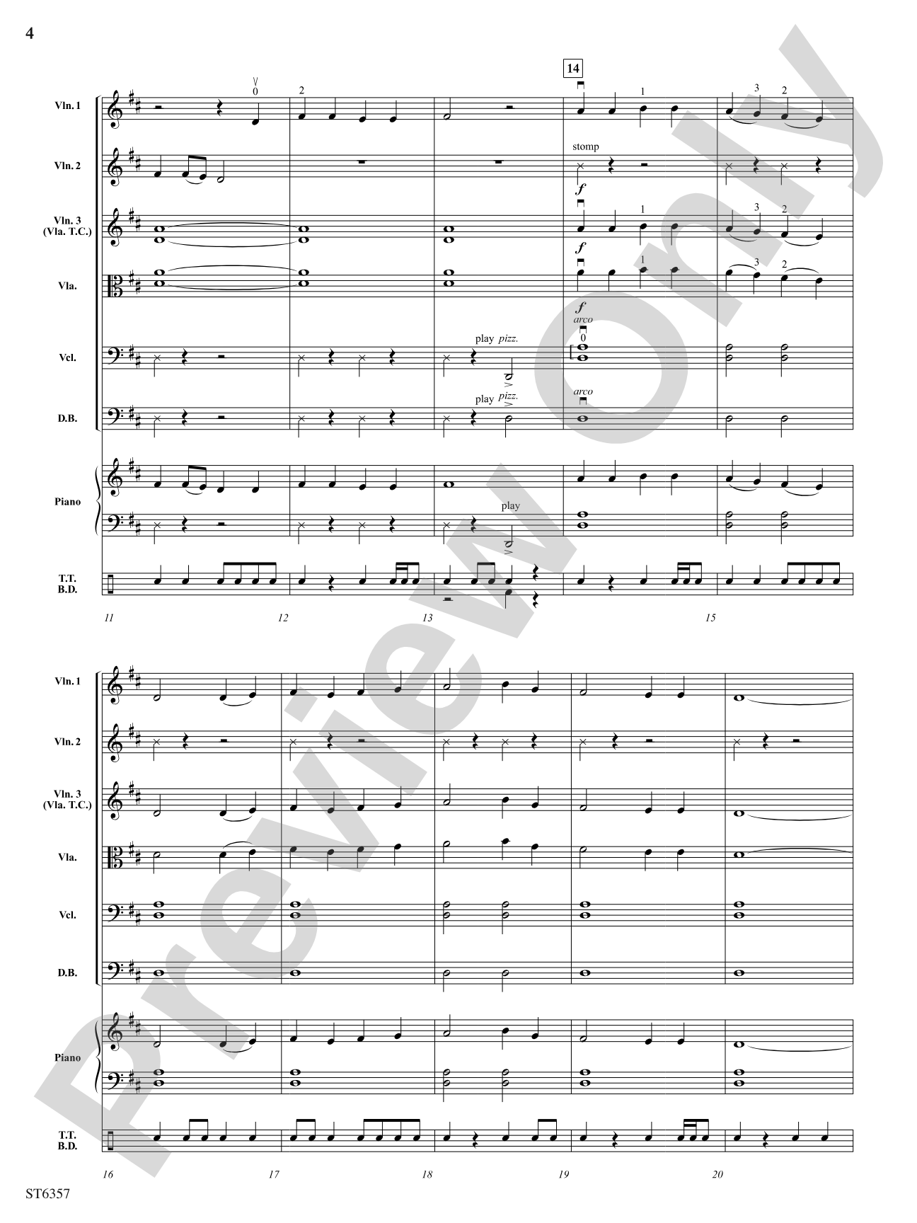 Olaf and the Elf Maiden: String Orchestra Conductor Score & Parts