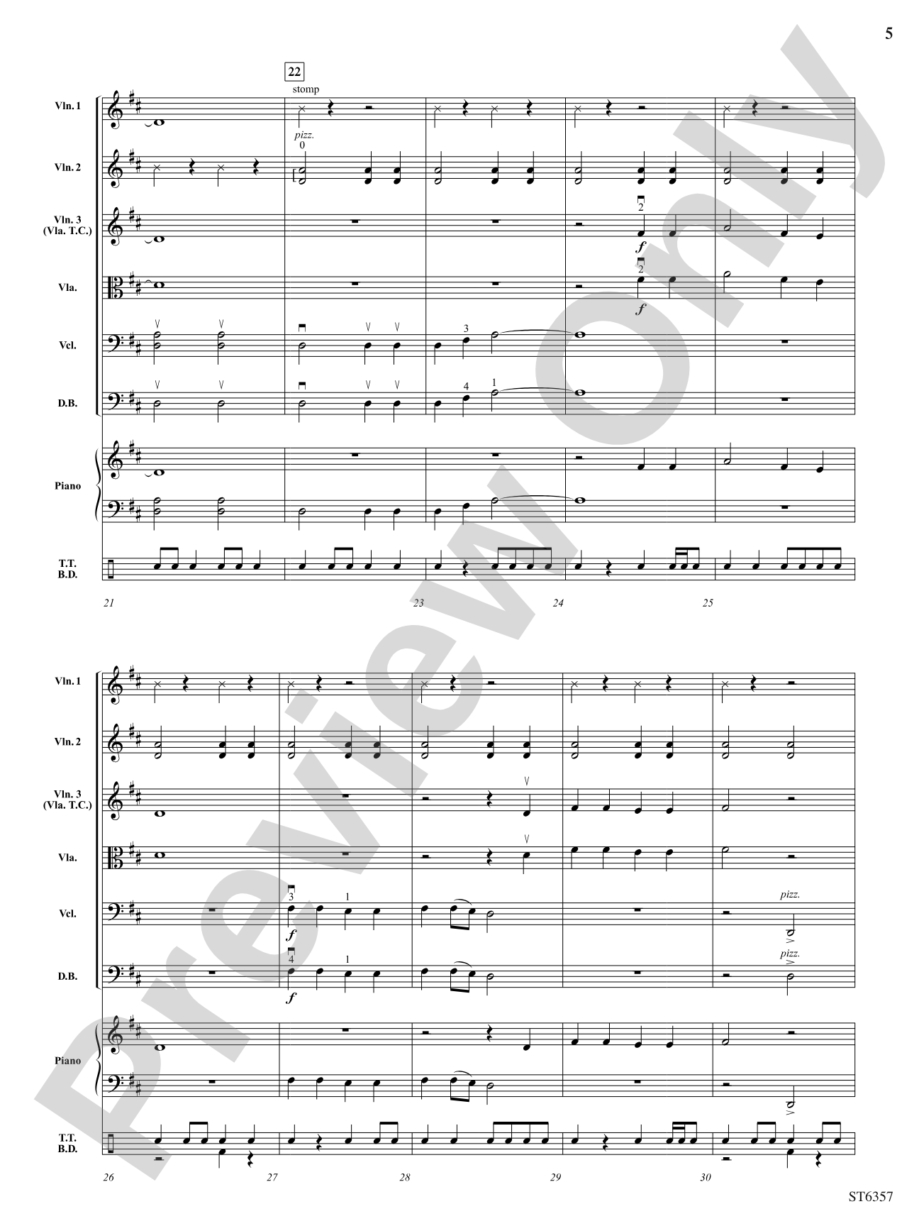 Olaf and the Elf Maiden: String Orchestra Conductor Score & Parts