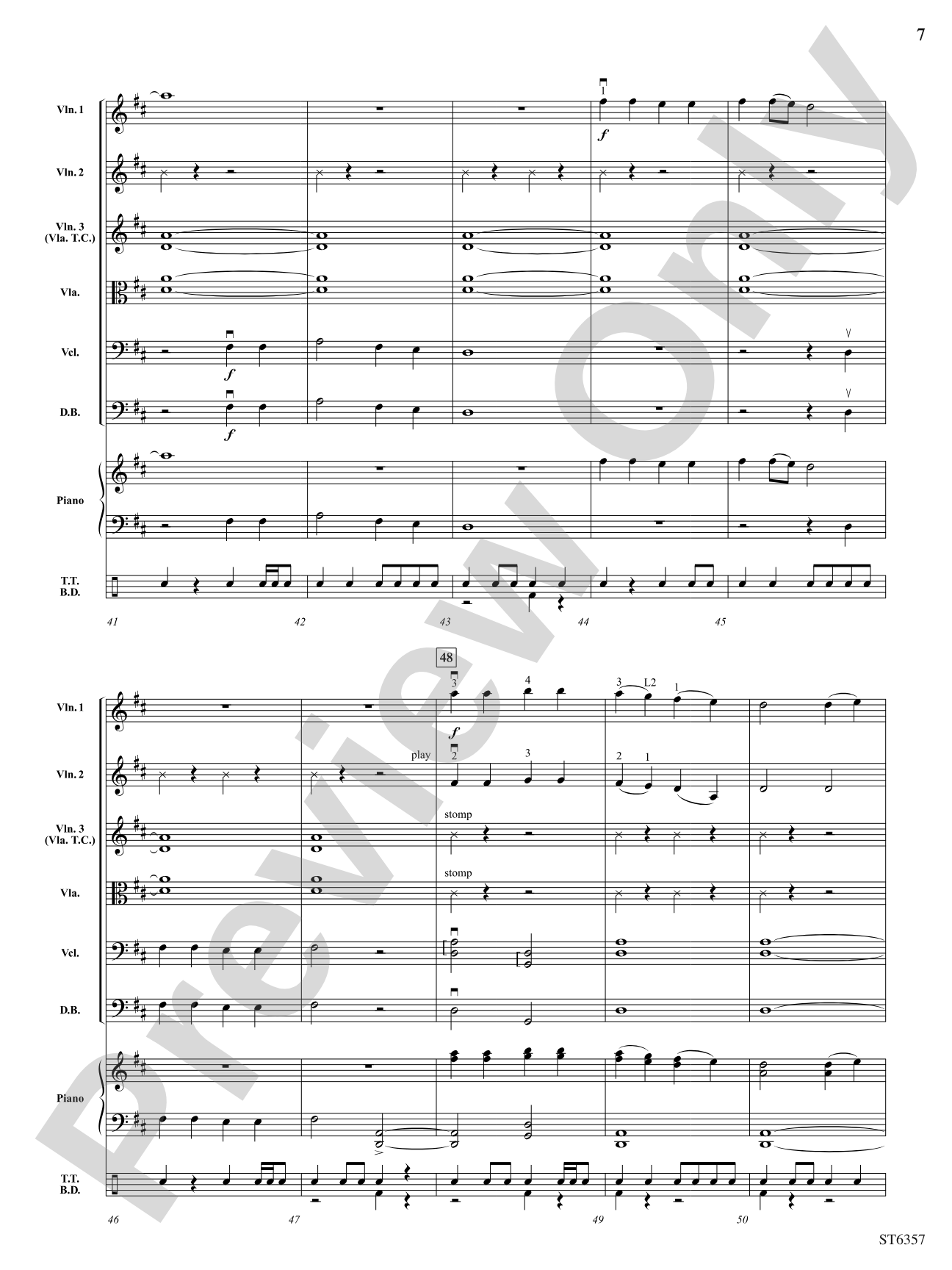 Olaf and the Elf Maiden: String Orchestra Conductor Score & Parts