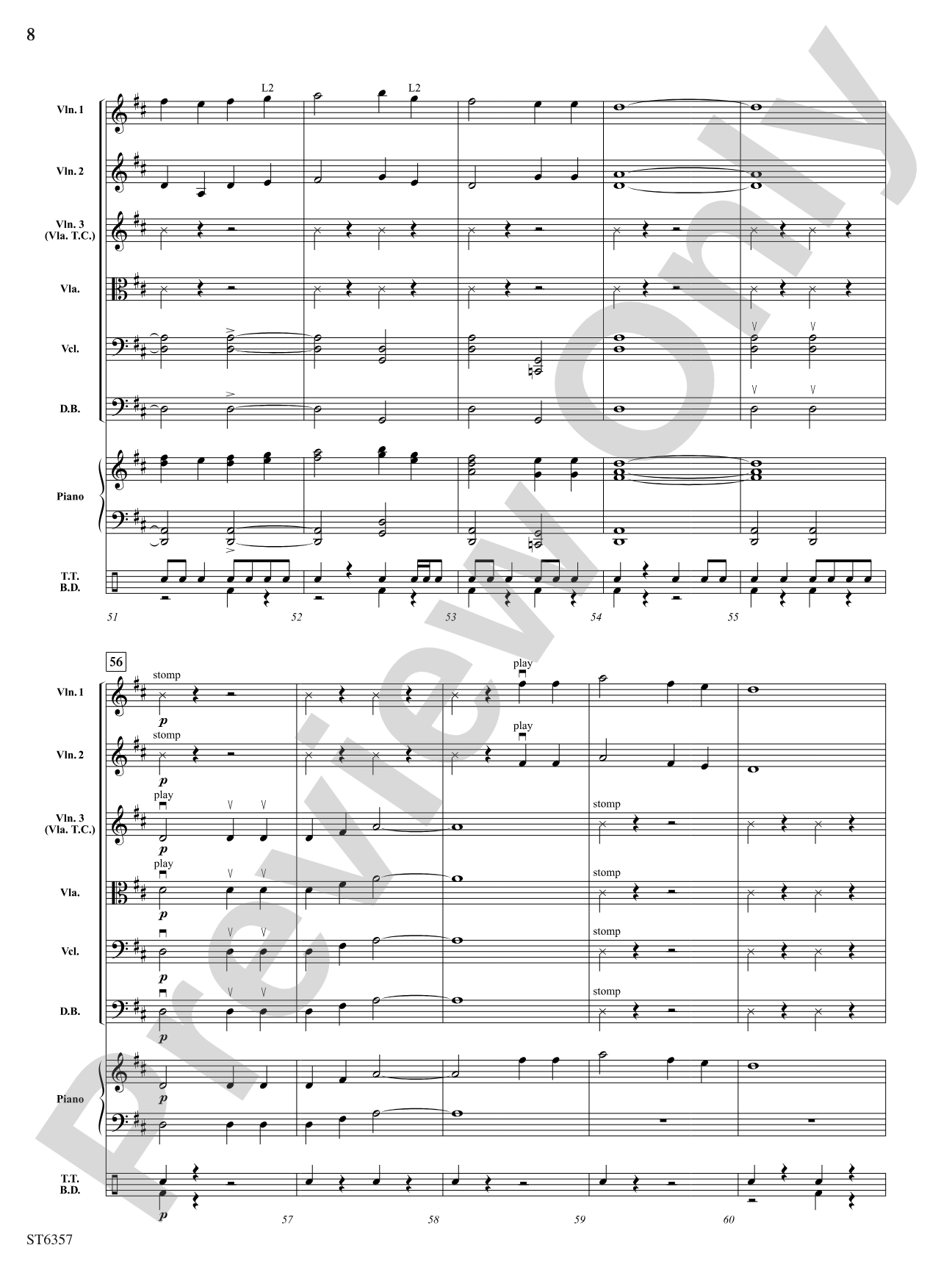 Olaf and the Elf Maiden: String Orchestra Conductor Score & Parts