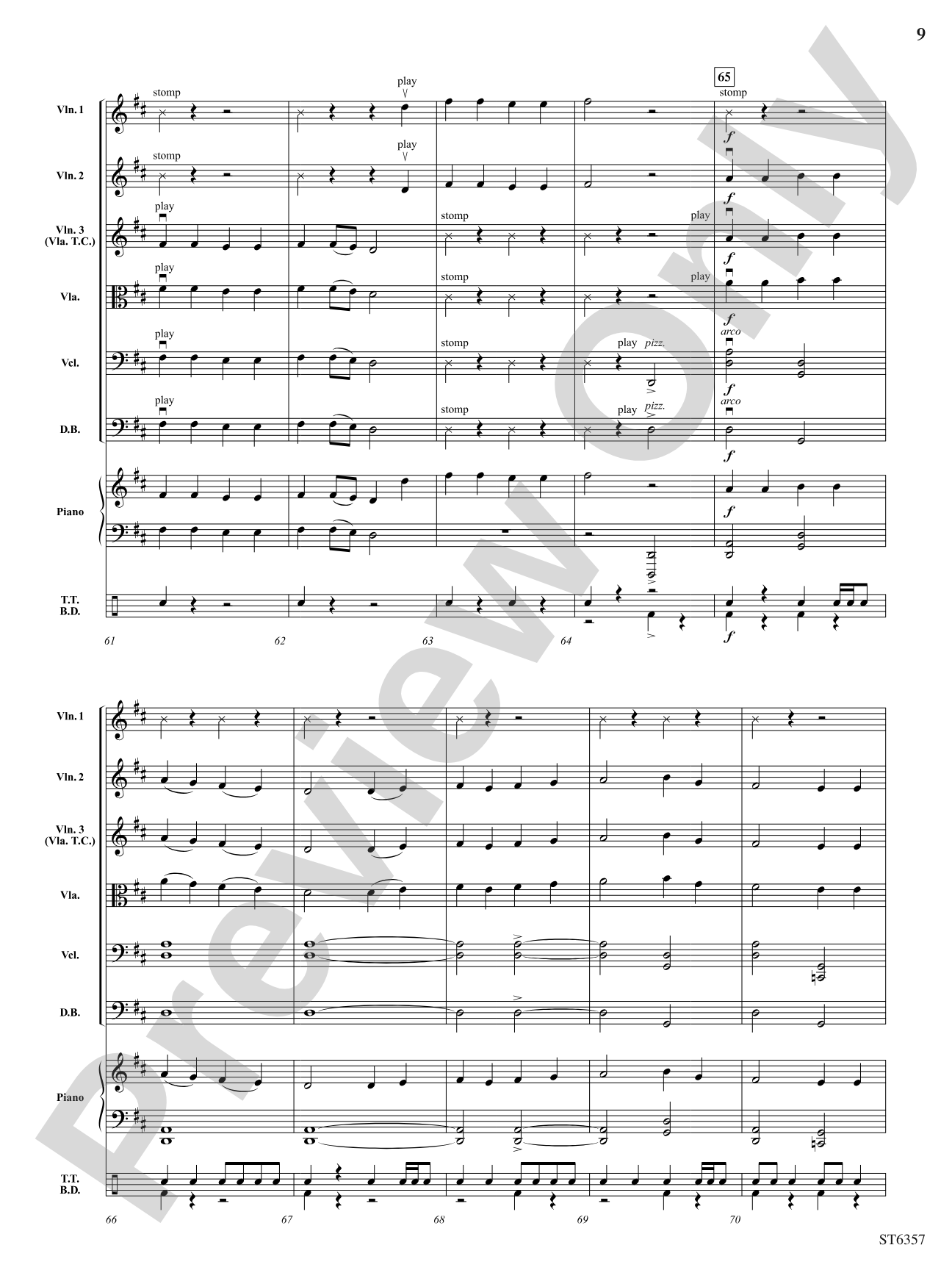 Olaf and the Elf Maiden: String Orchestra Conductor Score & Parts