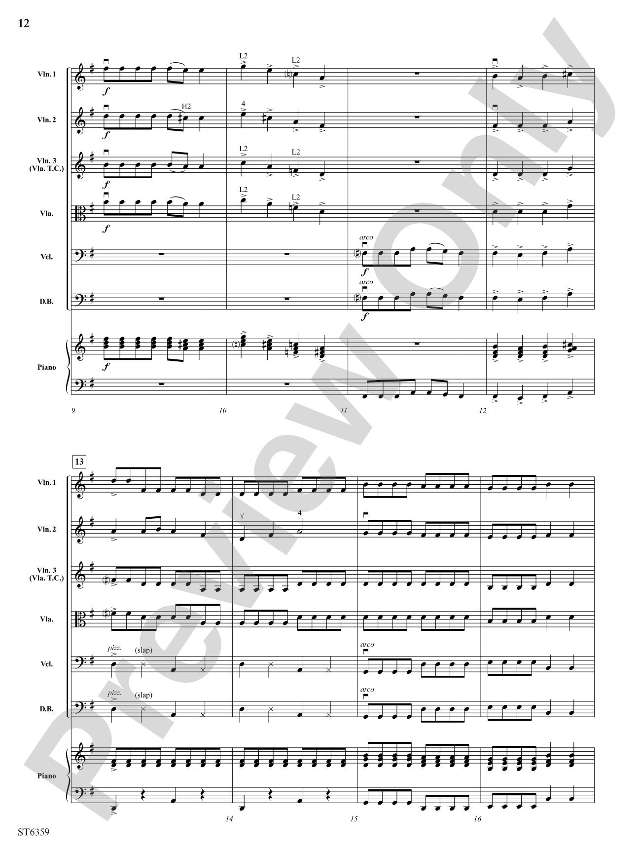 Sweet Petite Winter Suite: String Orchestra Conductor Score & Parts