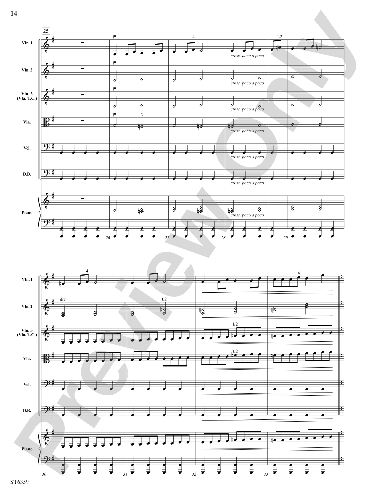 Sweet Petite Winter Suite: String Orchestra Conductor Score & Parts