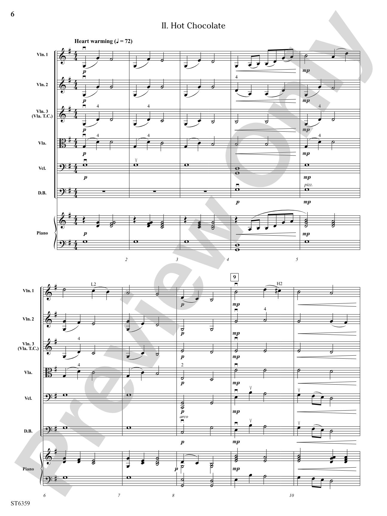 Sweet Petite Winter Suite: String Orchestra Conductor Score & Parts