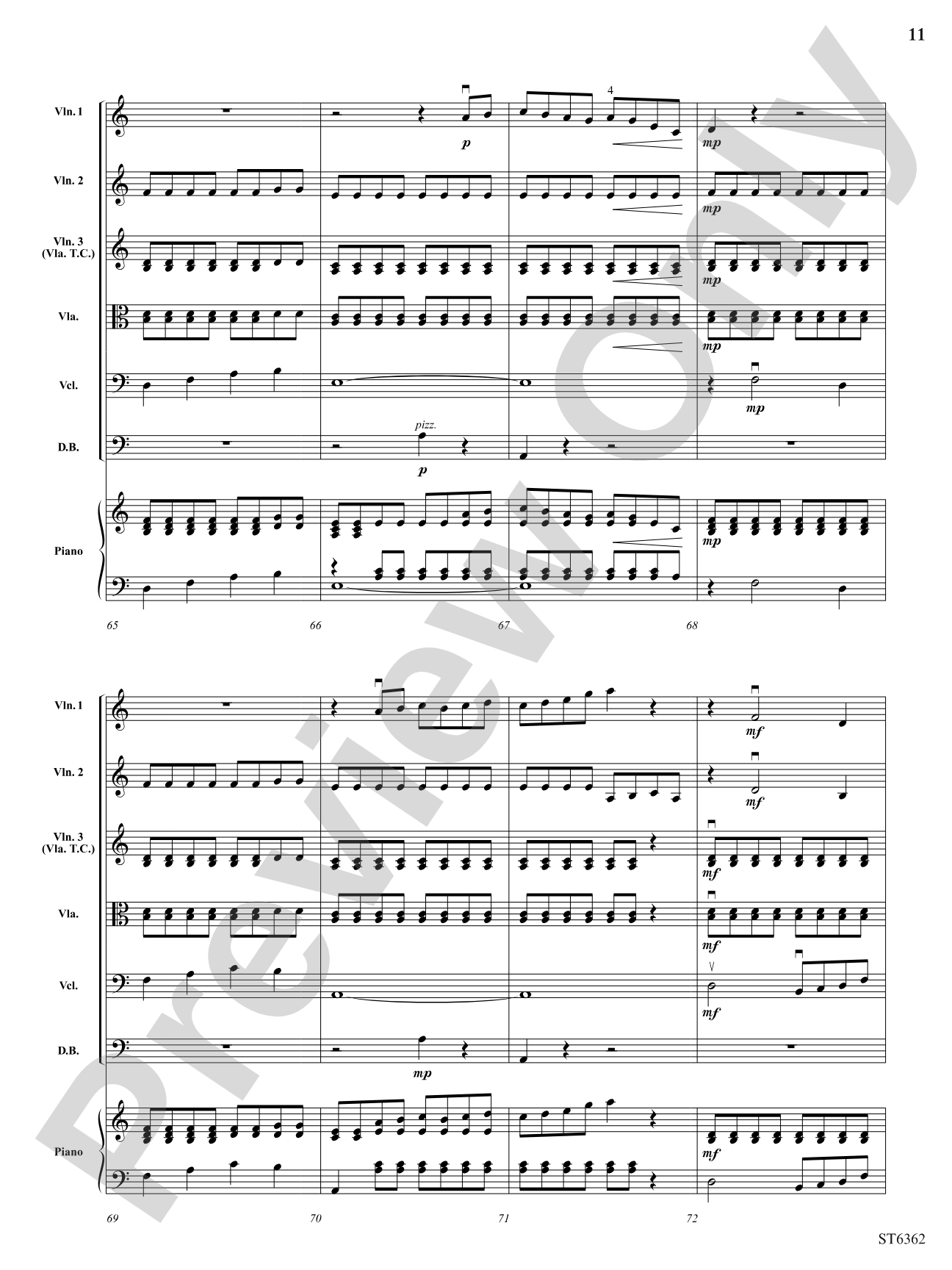 Electric Sinfonia: String Orchestra Conductor Score & Parts