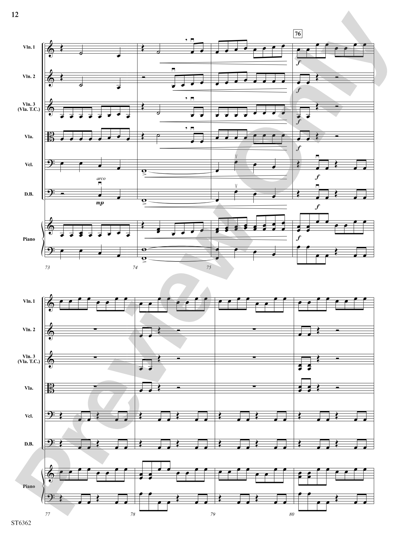 Electric Sinfonia: String Orchestra Conductor Score & Parts