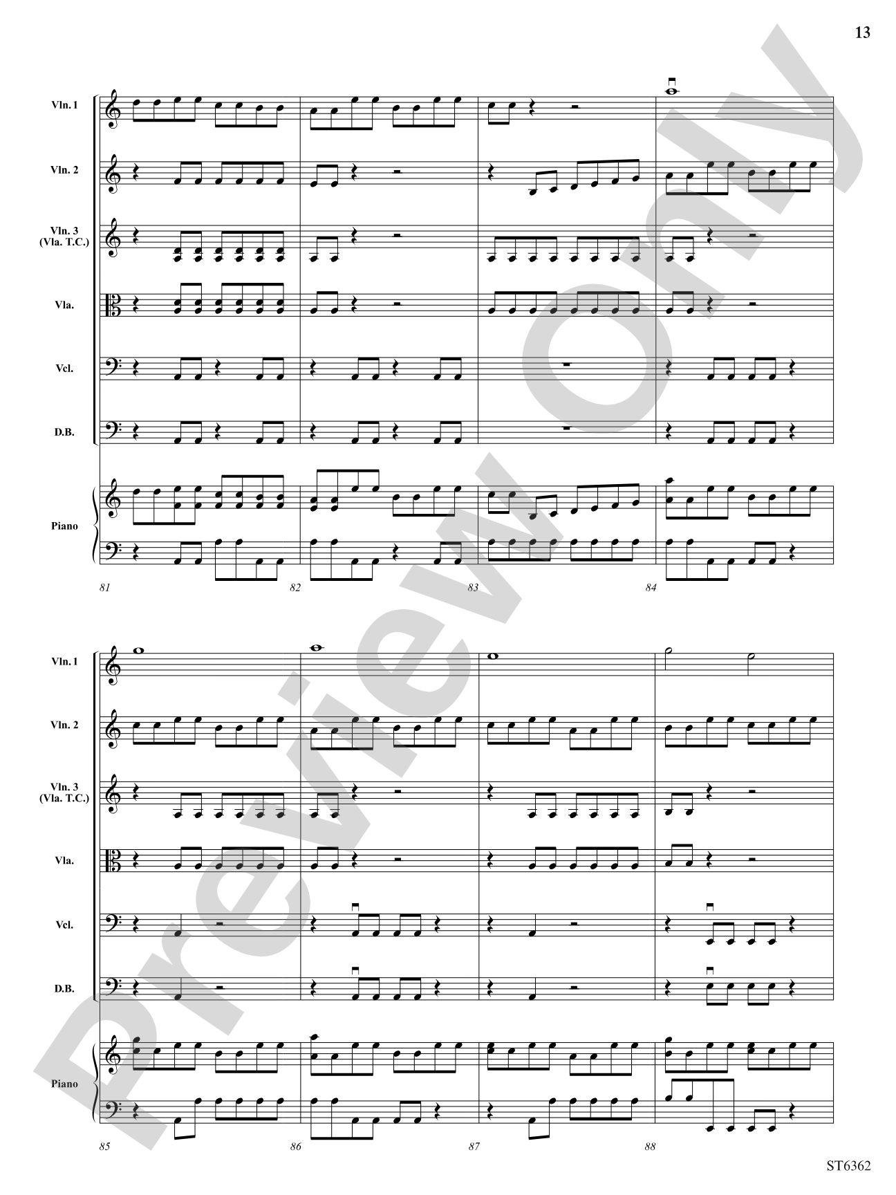 Electric Sinfonia: String Orchestra Conductor Score & Parts