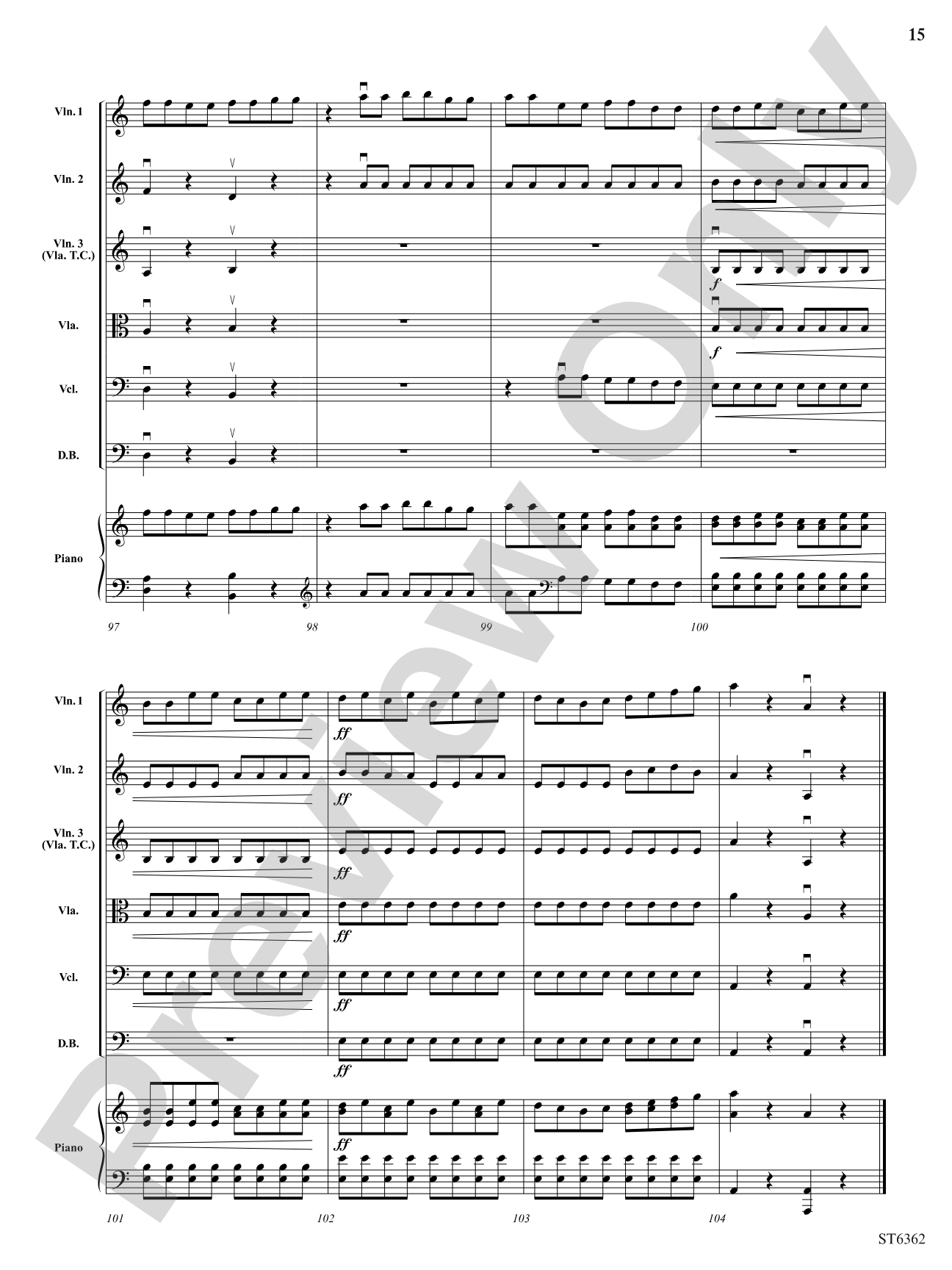 Electric Sinfonia: String Orchestra Conductor Score & Parts