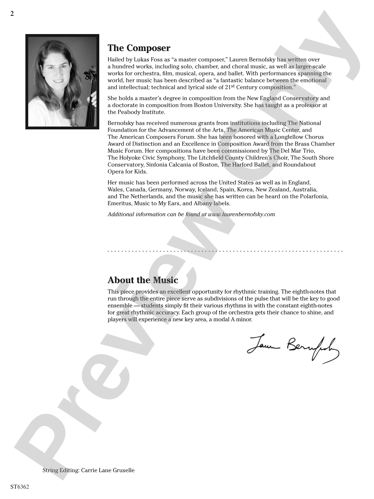 Electric Sinfonia: String Orchestra Conductor Score & Parts