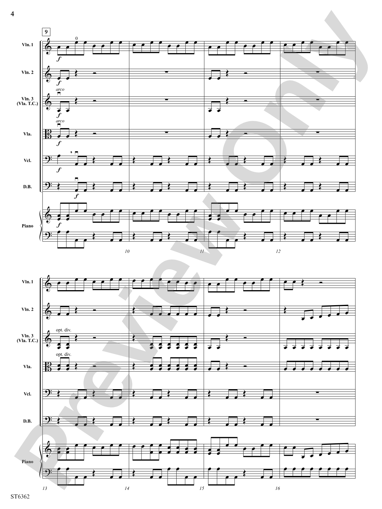 Electric Sinfonia: String Orchestra Conductor Score & Parts