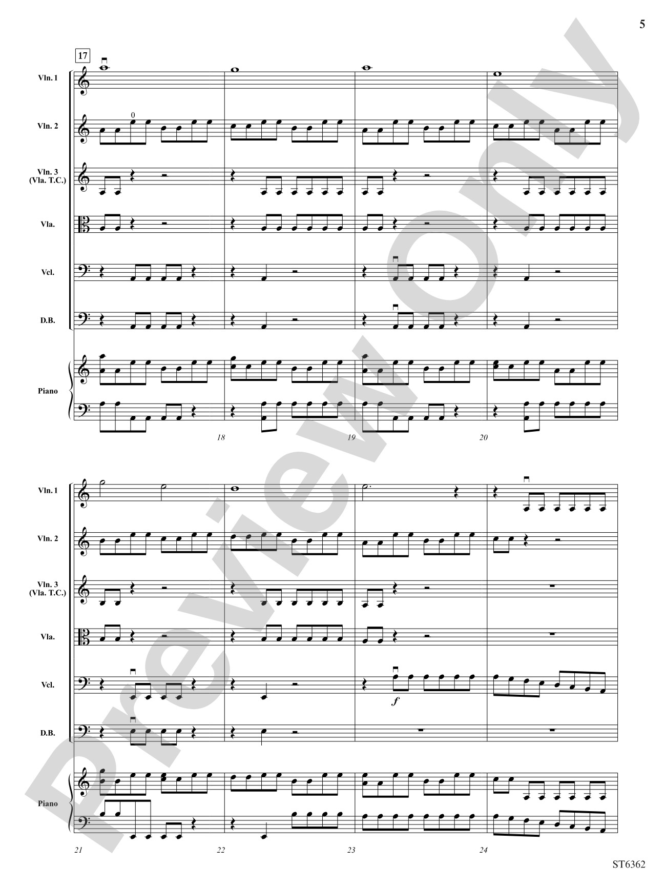 Electric Sinfonia: String Orchestra Conductor Score & Parts
