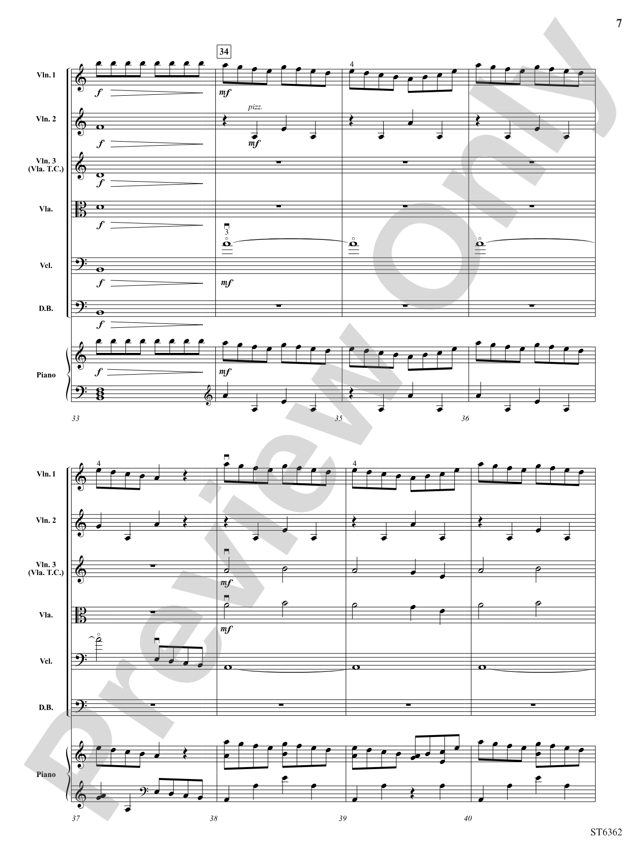 Electric Sinfonia: String Orchestra Conductor Score & Parts