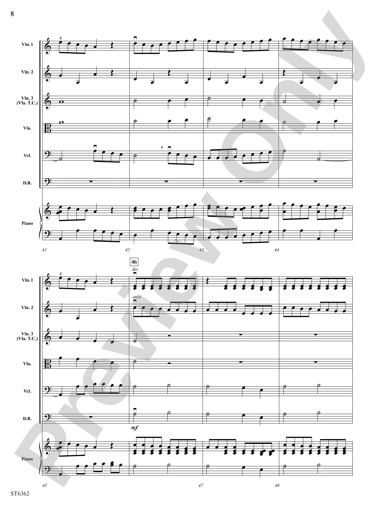 Electric Sinfonia: String Orchestra Conductor Score & Parts
