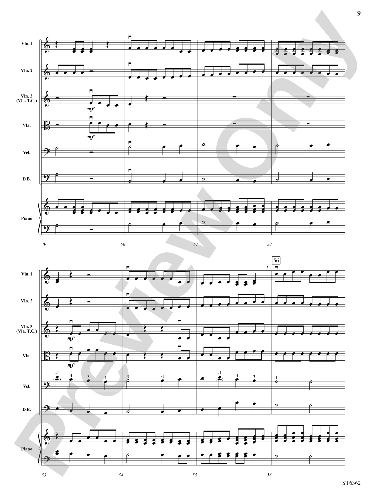 Electric Sinfonia: String Orchestra Conductor Score & Parts