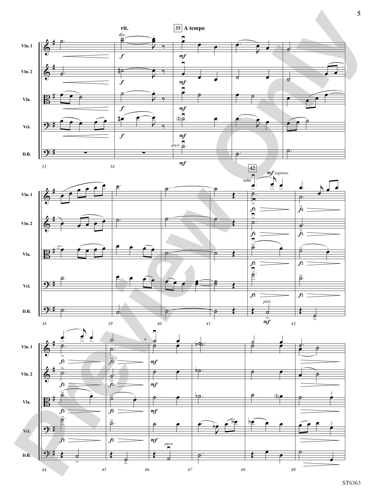 Silent Night: String Orchestra Conductor Score & Parts