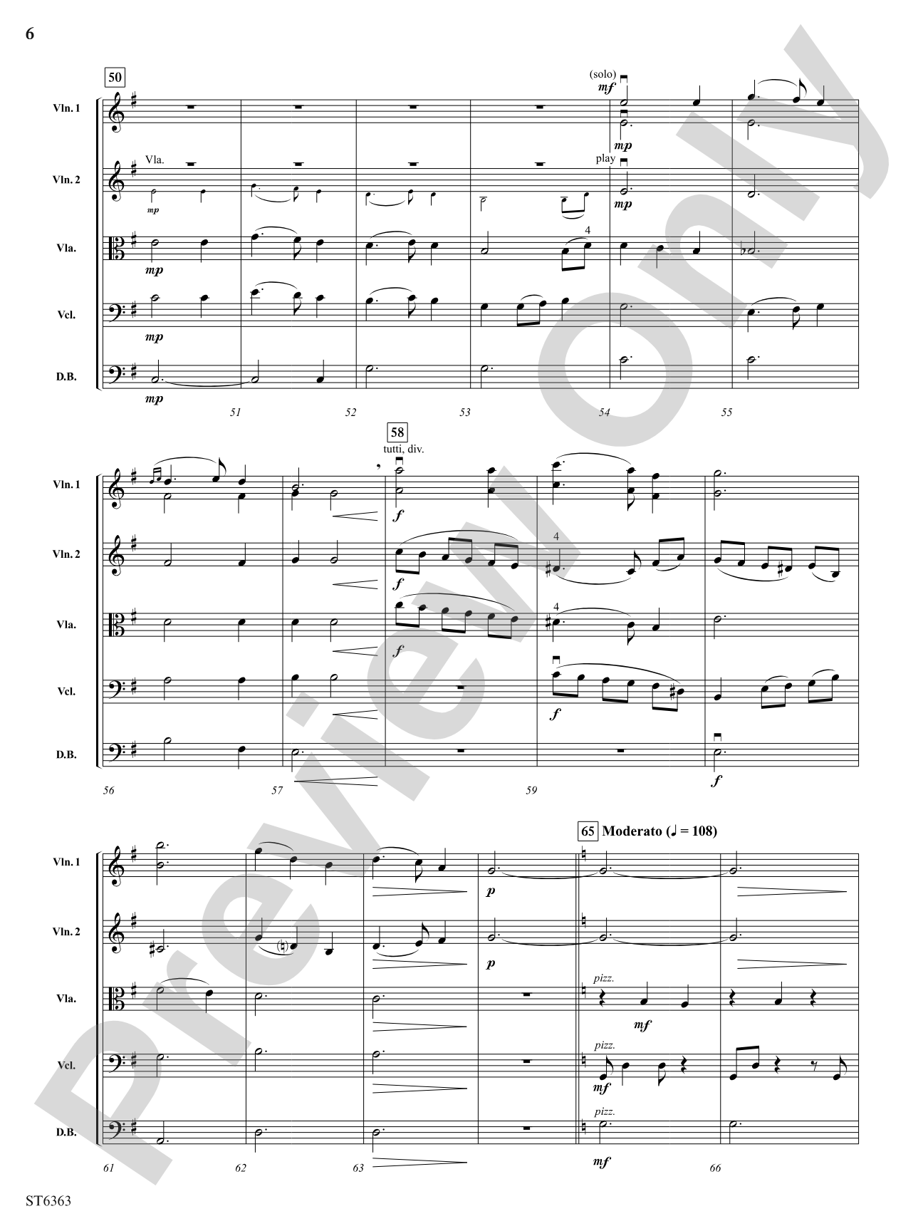Silent Night: String Orchestra Conductor Score & Parts