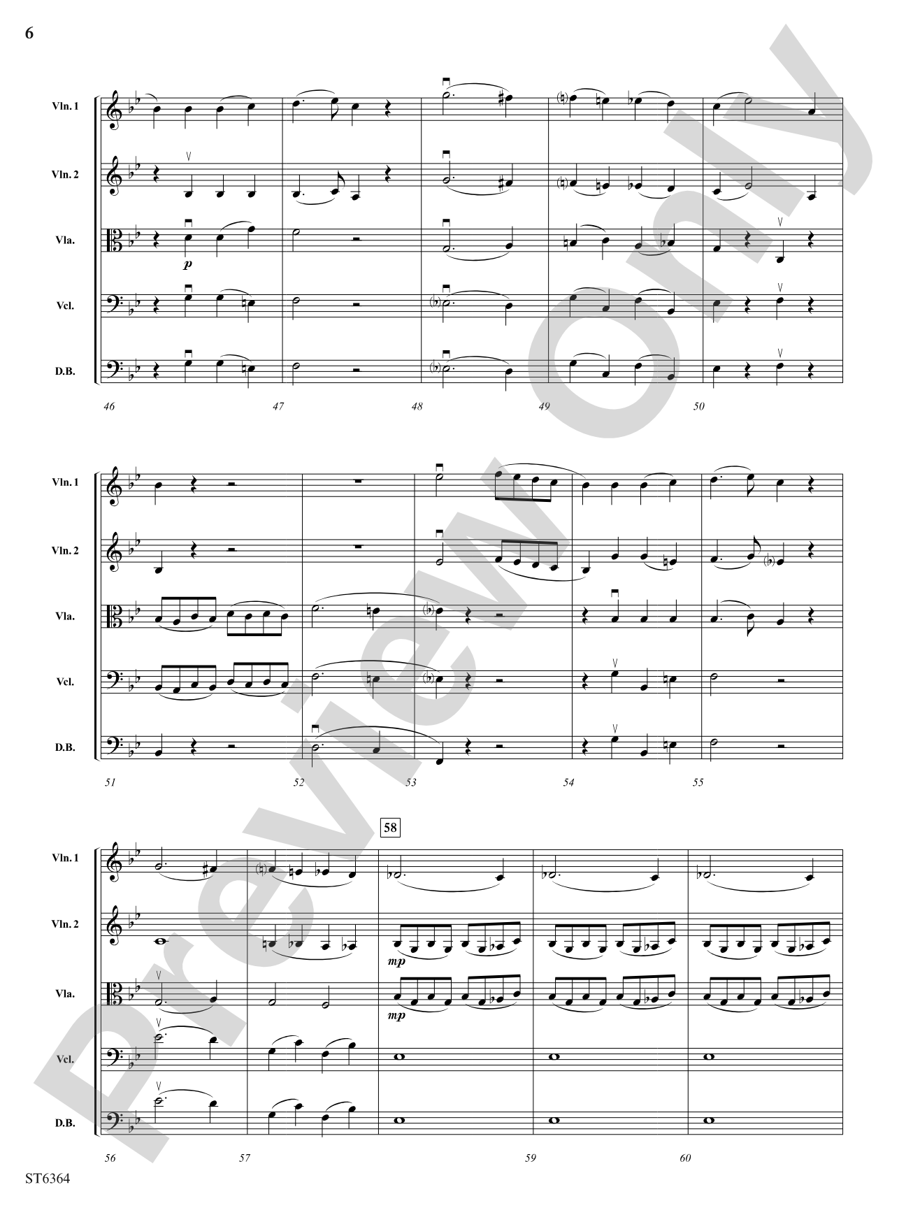 Allegro molto from Symphony No. 40: String Orchestra Conductor Score & Parts