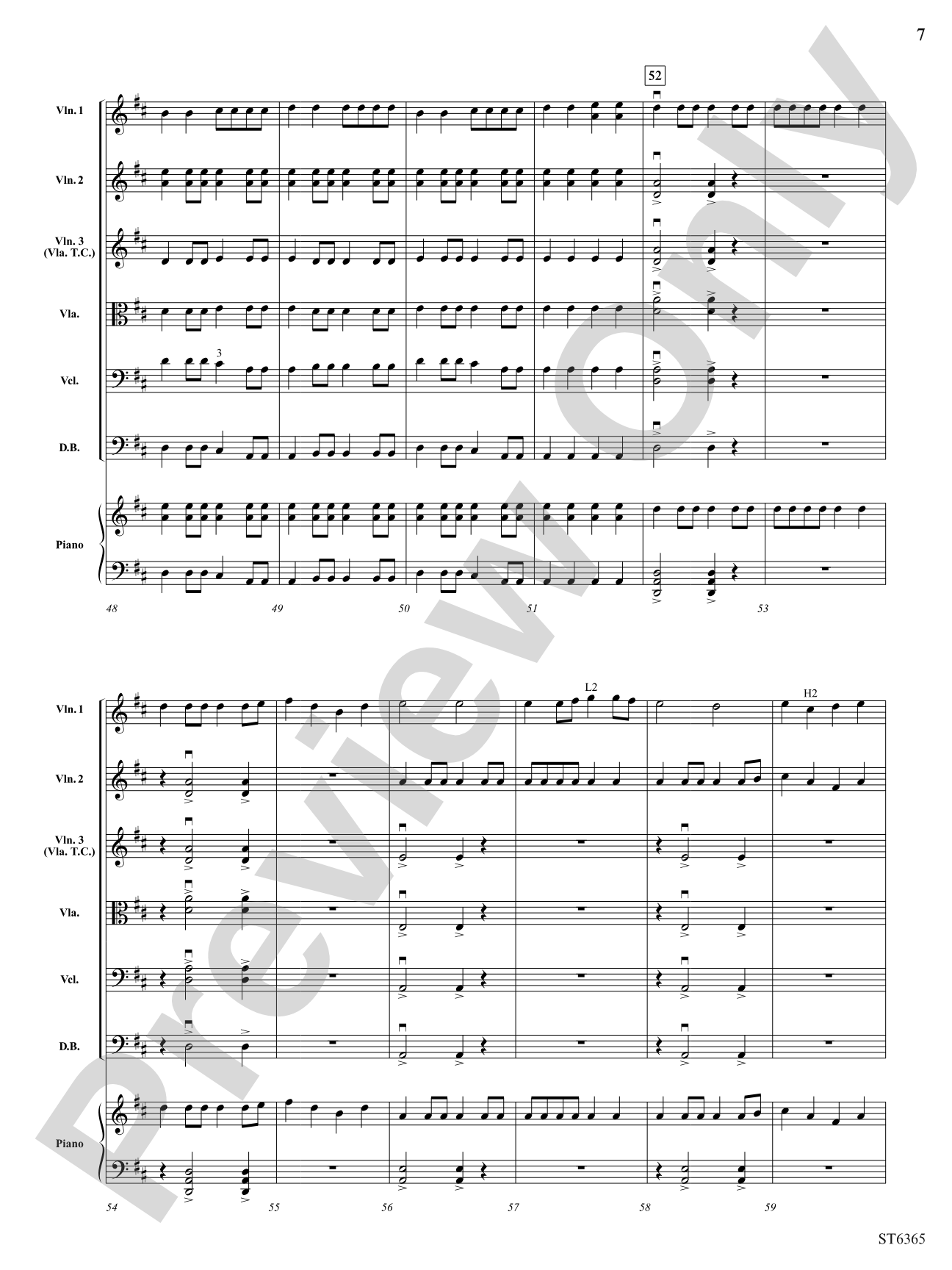 Perpetual Fiddle Motion: String Orchestra Conductor Score & Parts