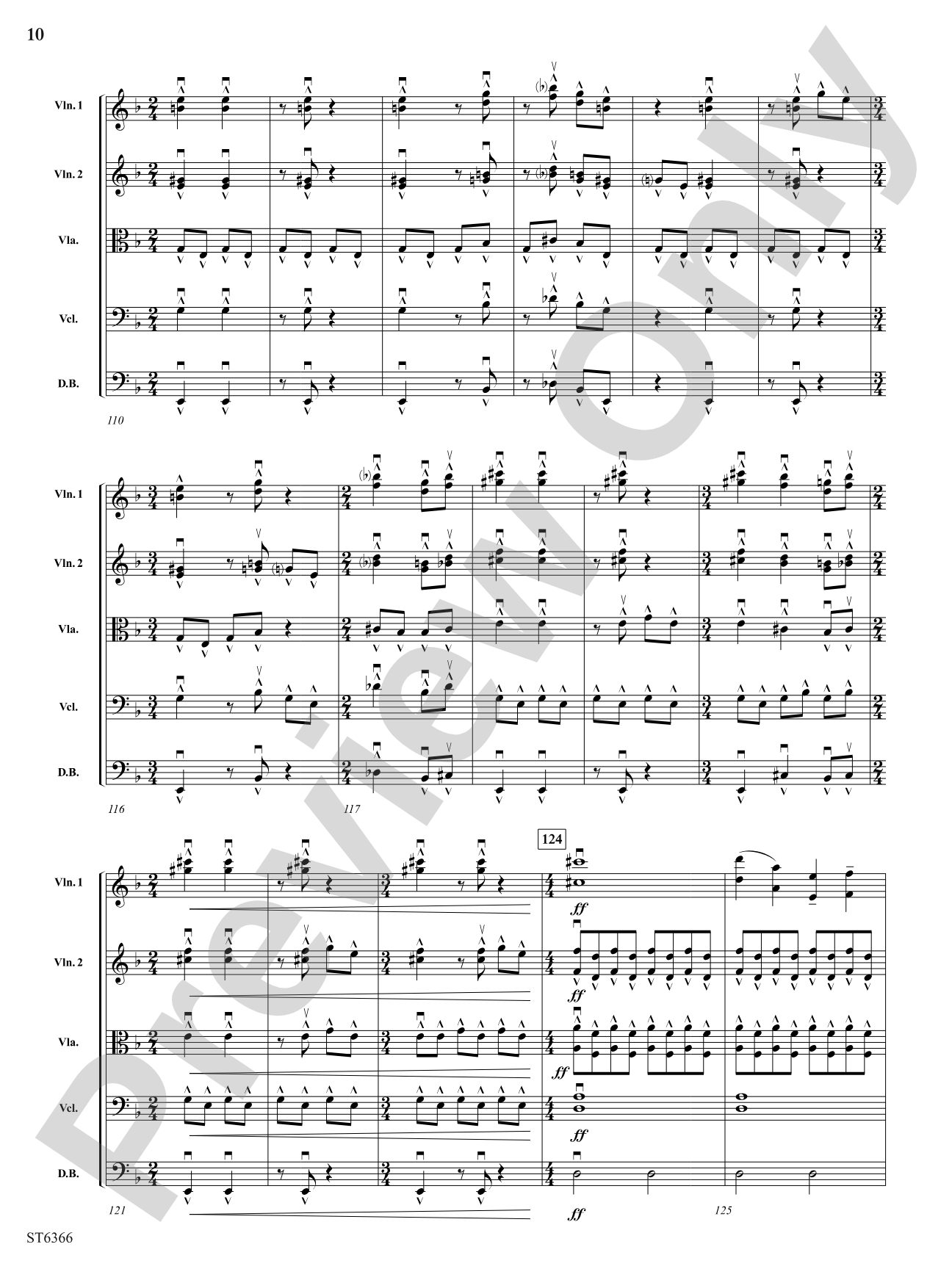 Rhythm Dances: String Orchestra Conductor Score & Parts