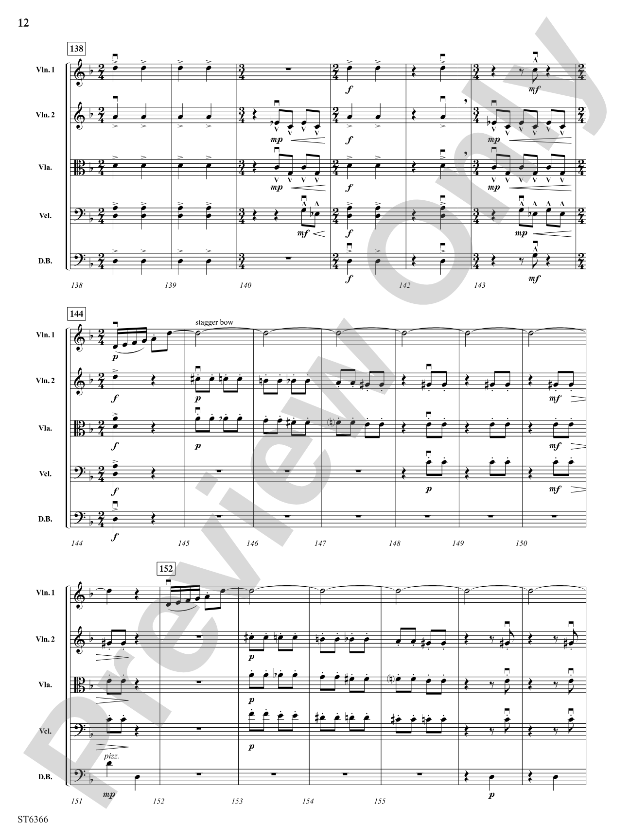Rhythm Dances: String Orchestra Conductor Score & Parts
