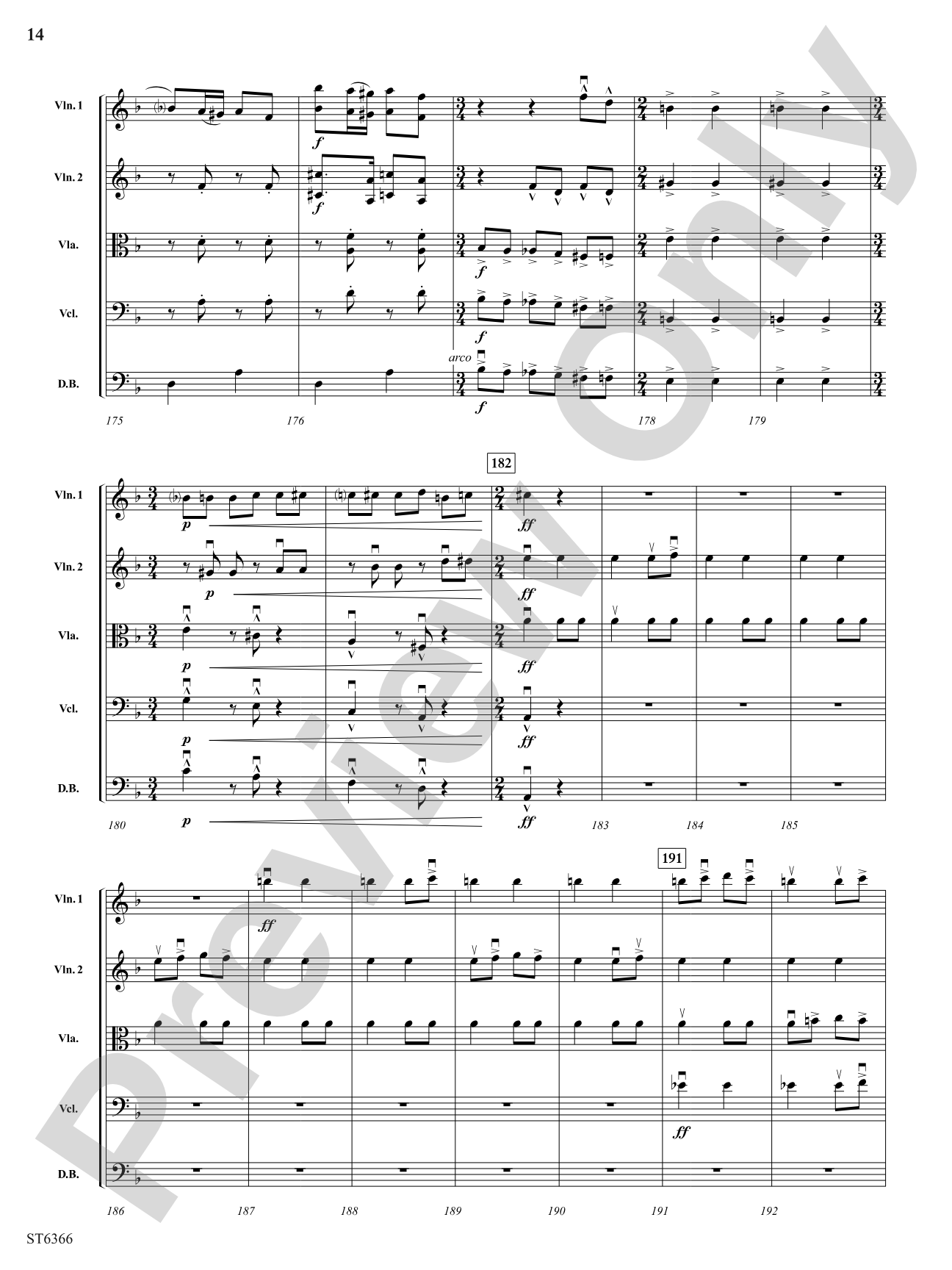 Rhythm Dances: String Orchestra Conductor Score & Parts