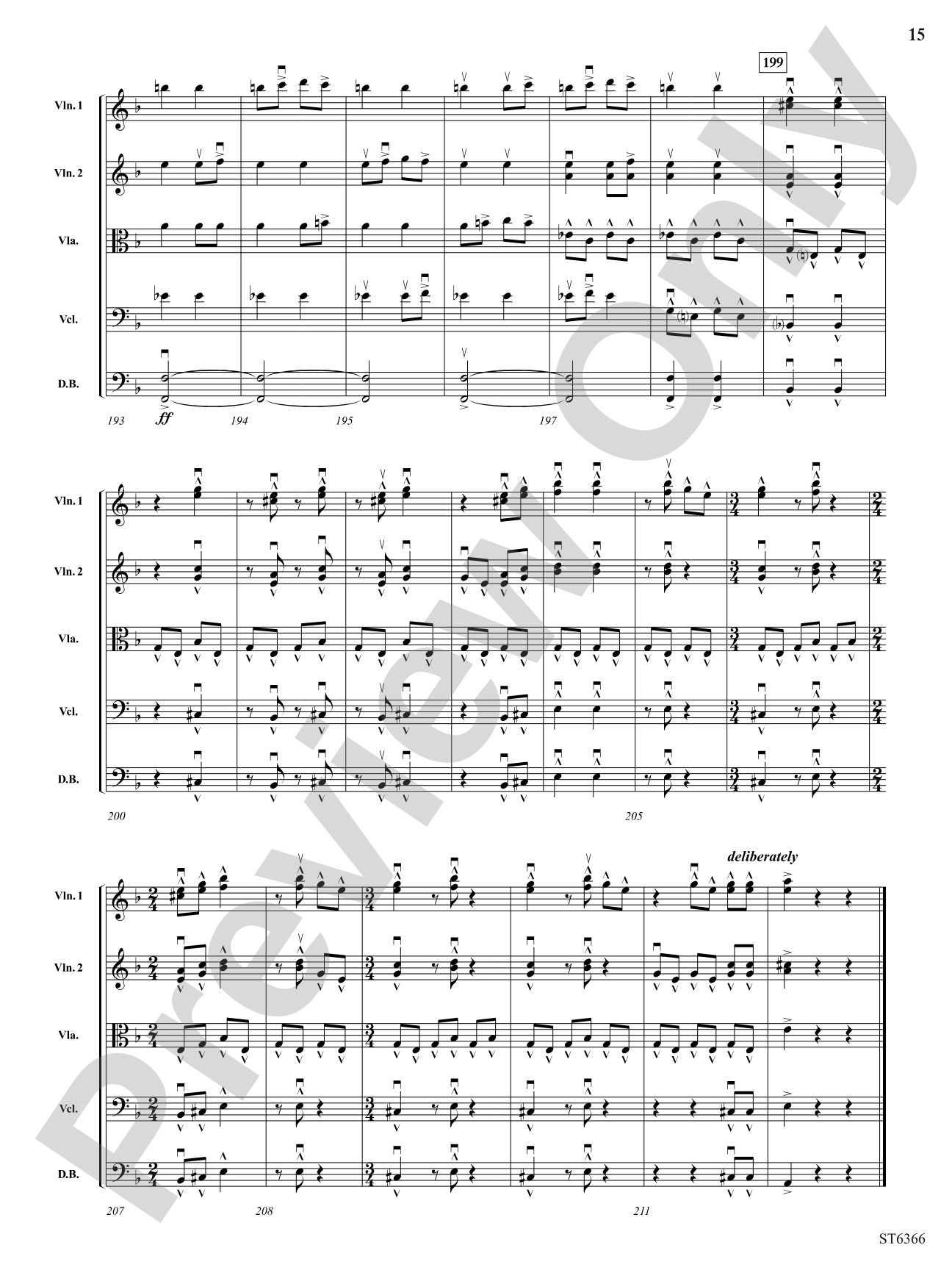 Rhythm Dances: String Orchestra Conductor Score & Parts