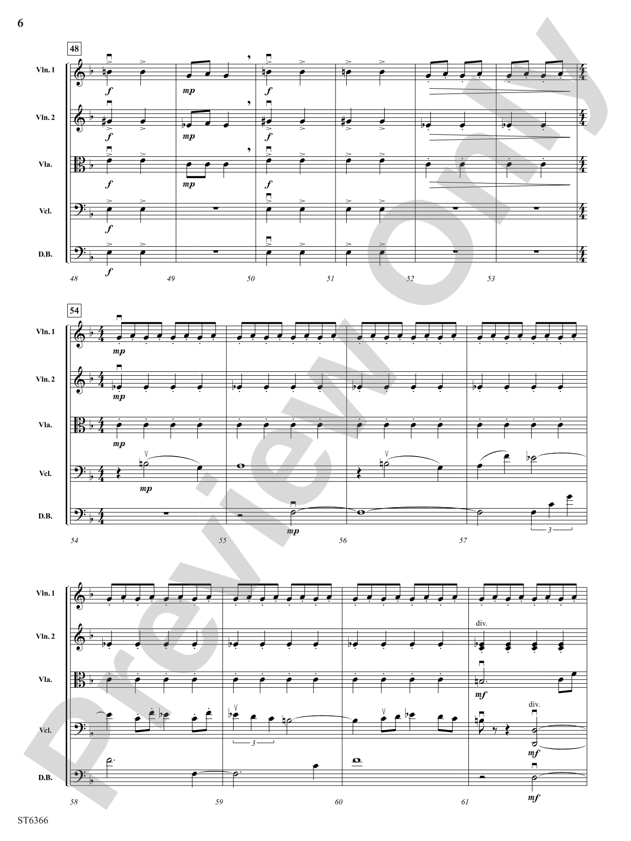 Rhythm Dances: String Orchestra Conductor Score & Parts