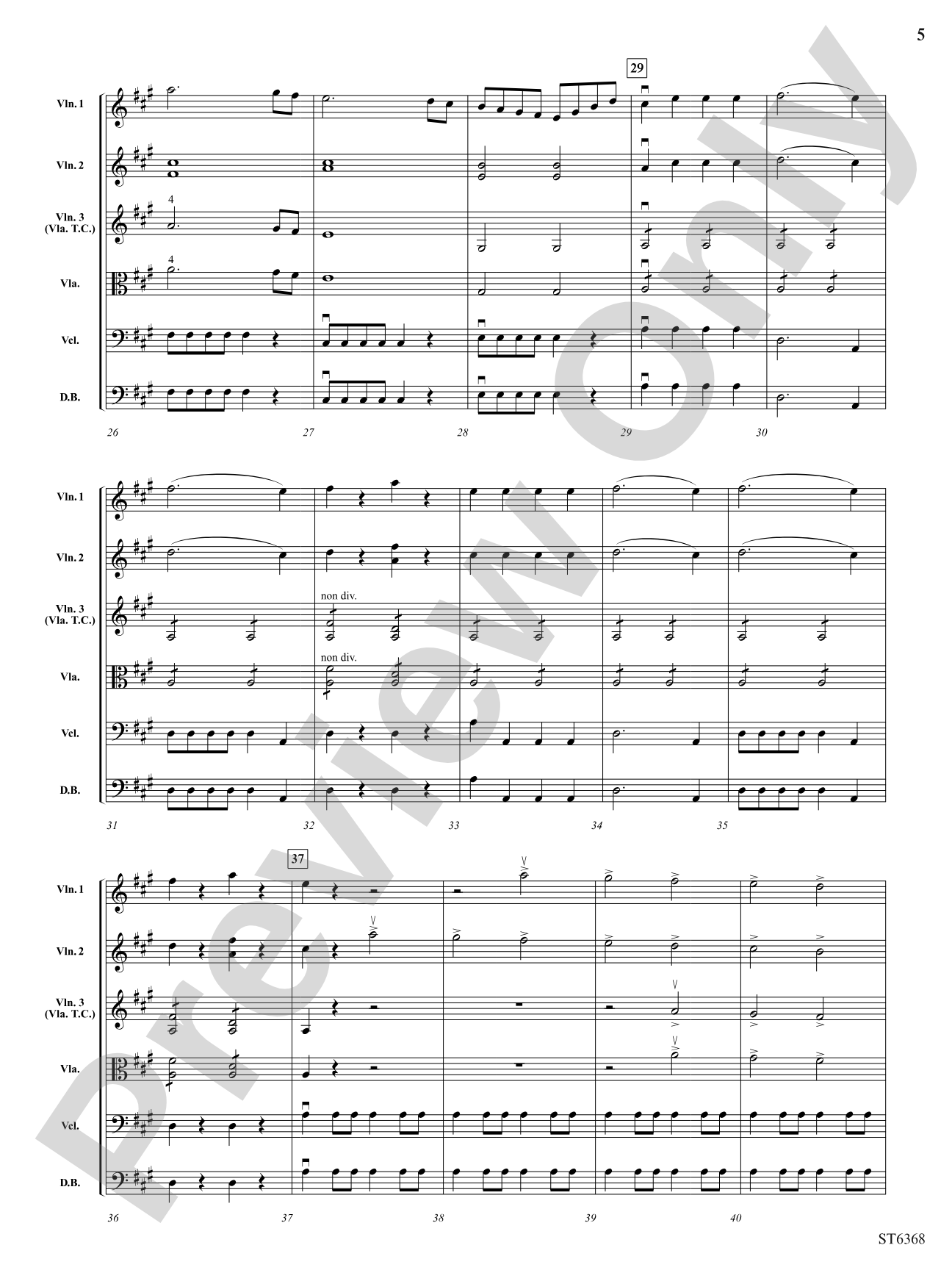 Overture to a Midsummer Night's Dream: String Orchestra Conductor Score & Parts